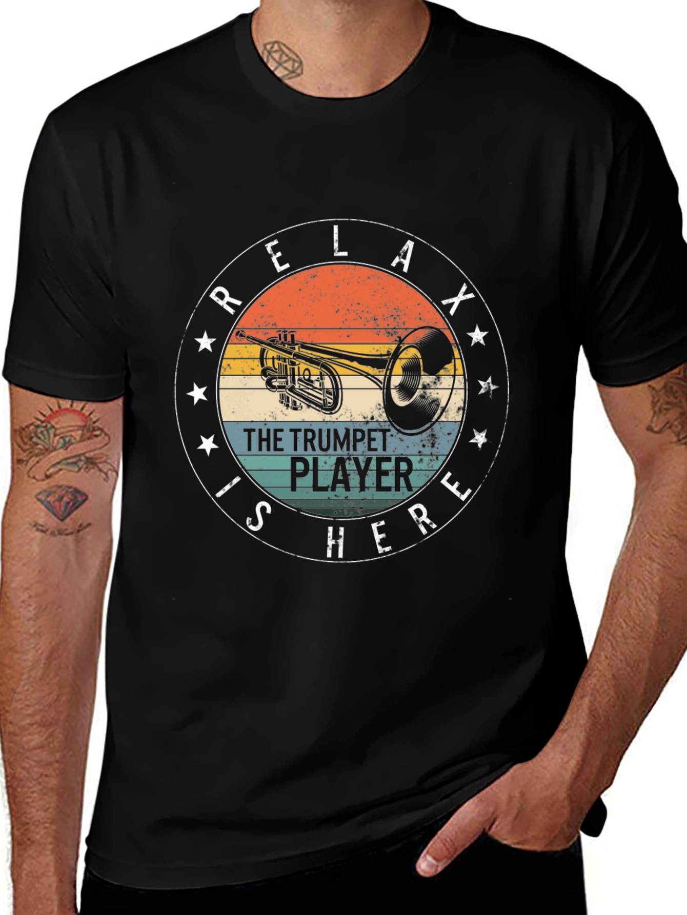 Variant 29 of Relax Trumpet Player Here T-Shirt