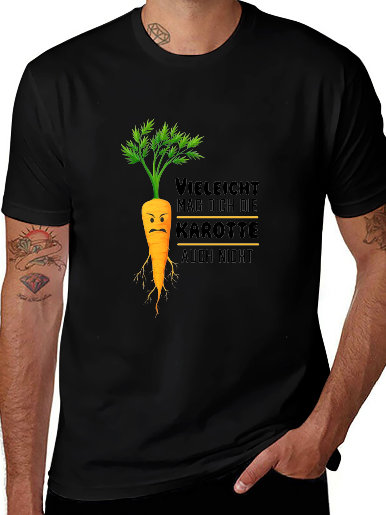 Variant 30 of Funny Carrot Graphic Tee - Vegan Humor T-Shirt