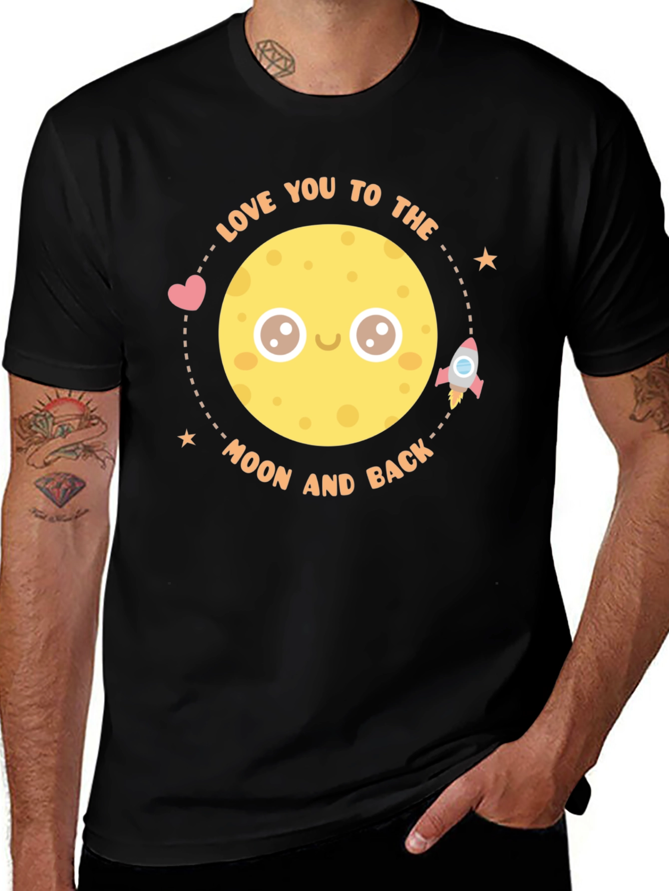 Variant 13 of Love You To The Moon and Back T-Shirt