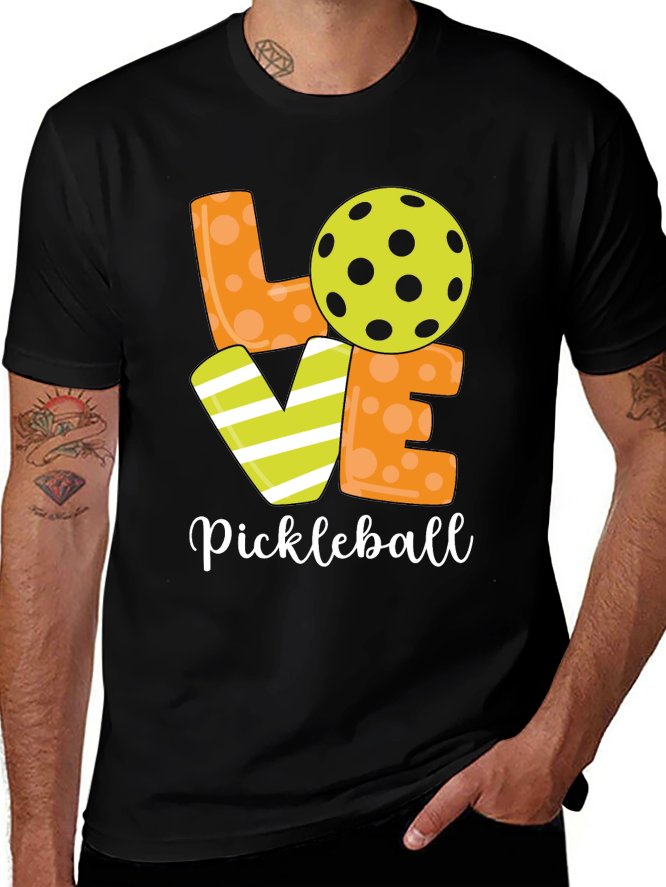 Variant 25 of Pickleball LOVE Graphic Tee
