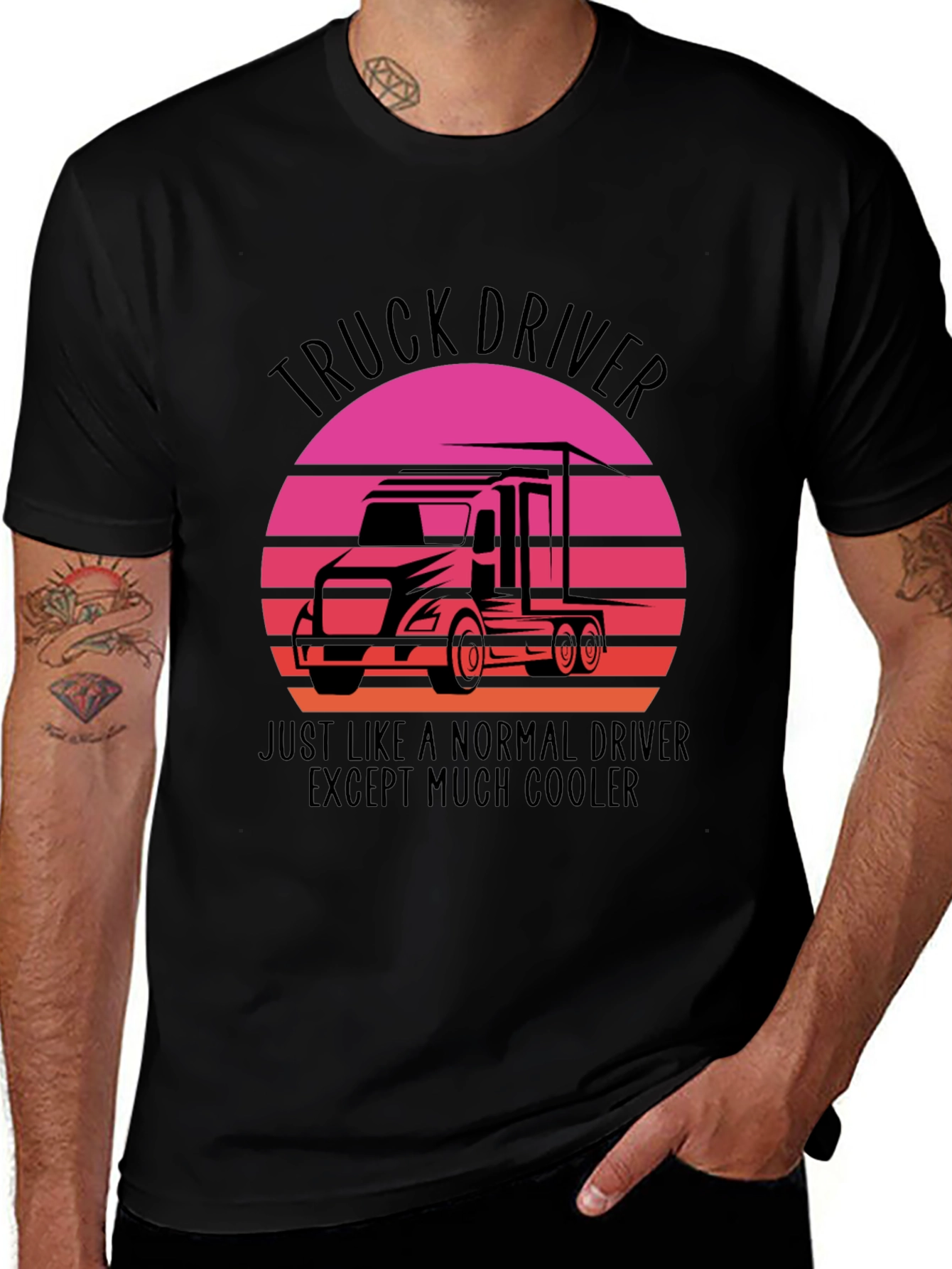 Variant 22 of Truck Driver Cool Graphic Tee