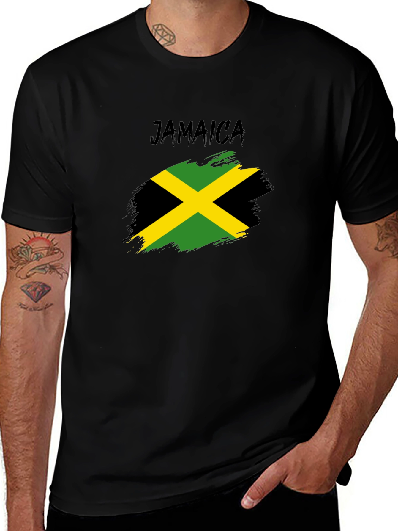 Variant 25 of Jamaica Flag T-Shirt - Stylish Graphic Tee