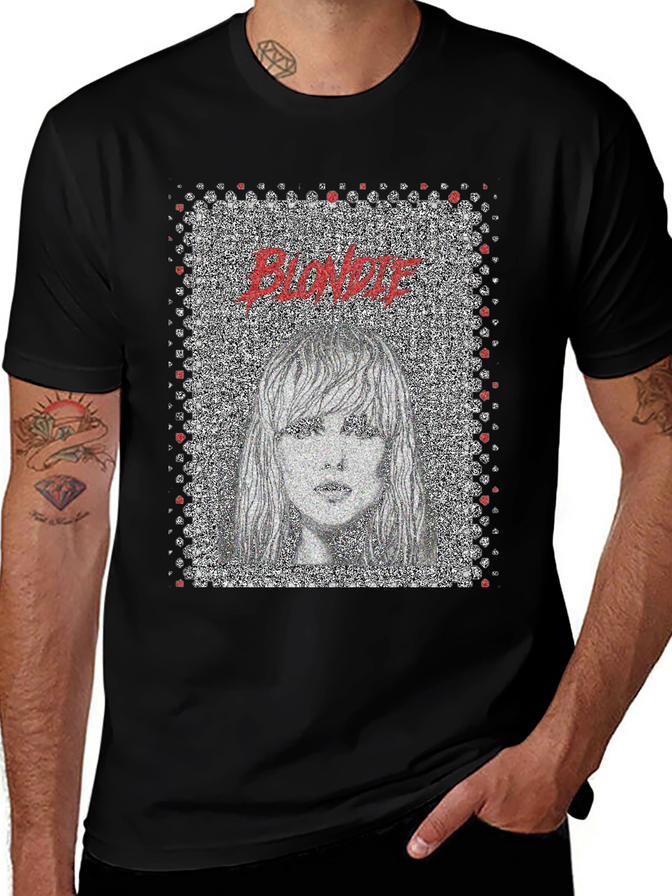 Variant 21 of Blondie Graphic Print Black T-Shirt