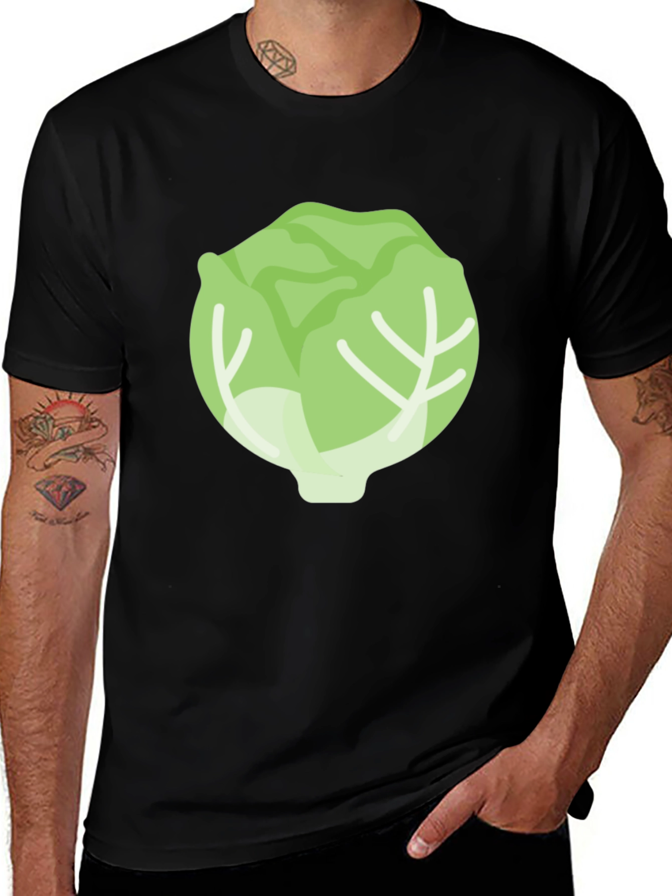 Variant 8 of Cabbage Graphic Tee - Fresh Style