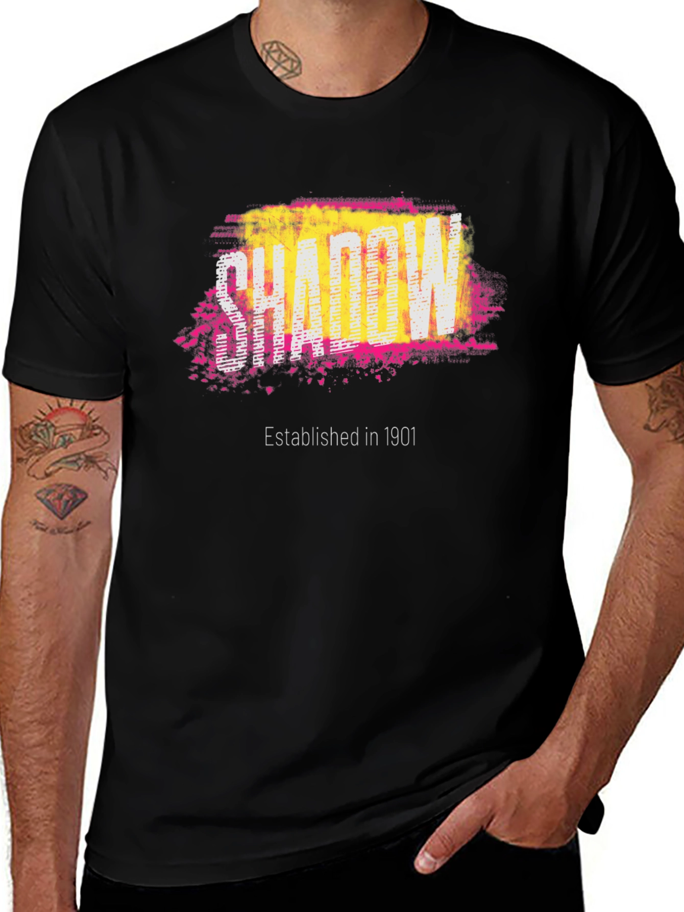Variant 26 of Shadow Established in 1901 Graphic Tee