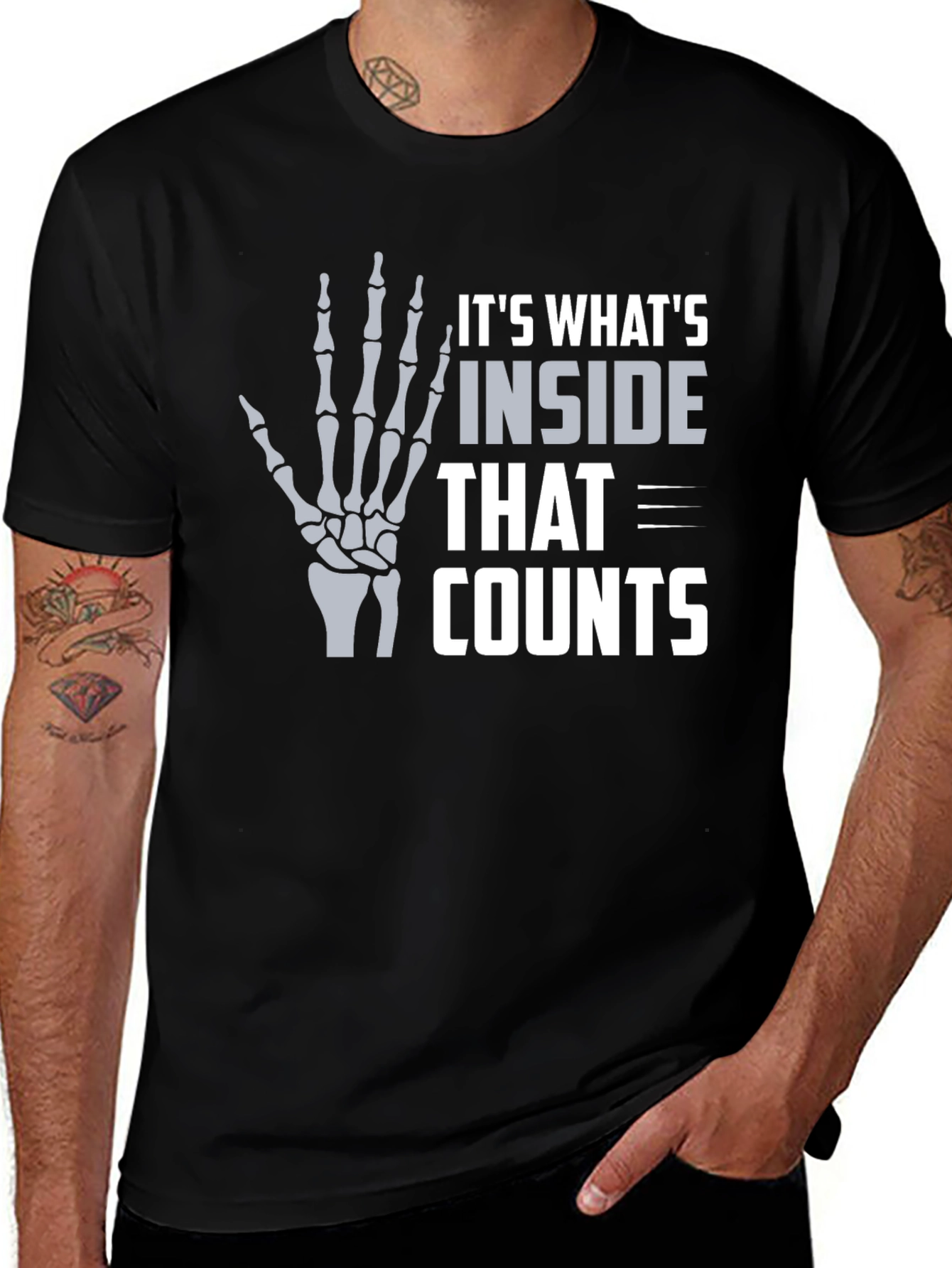 Variant 8 of It's What's Inside That Counts Graphic Tee