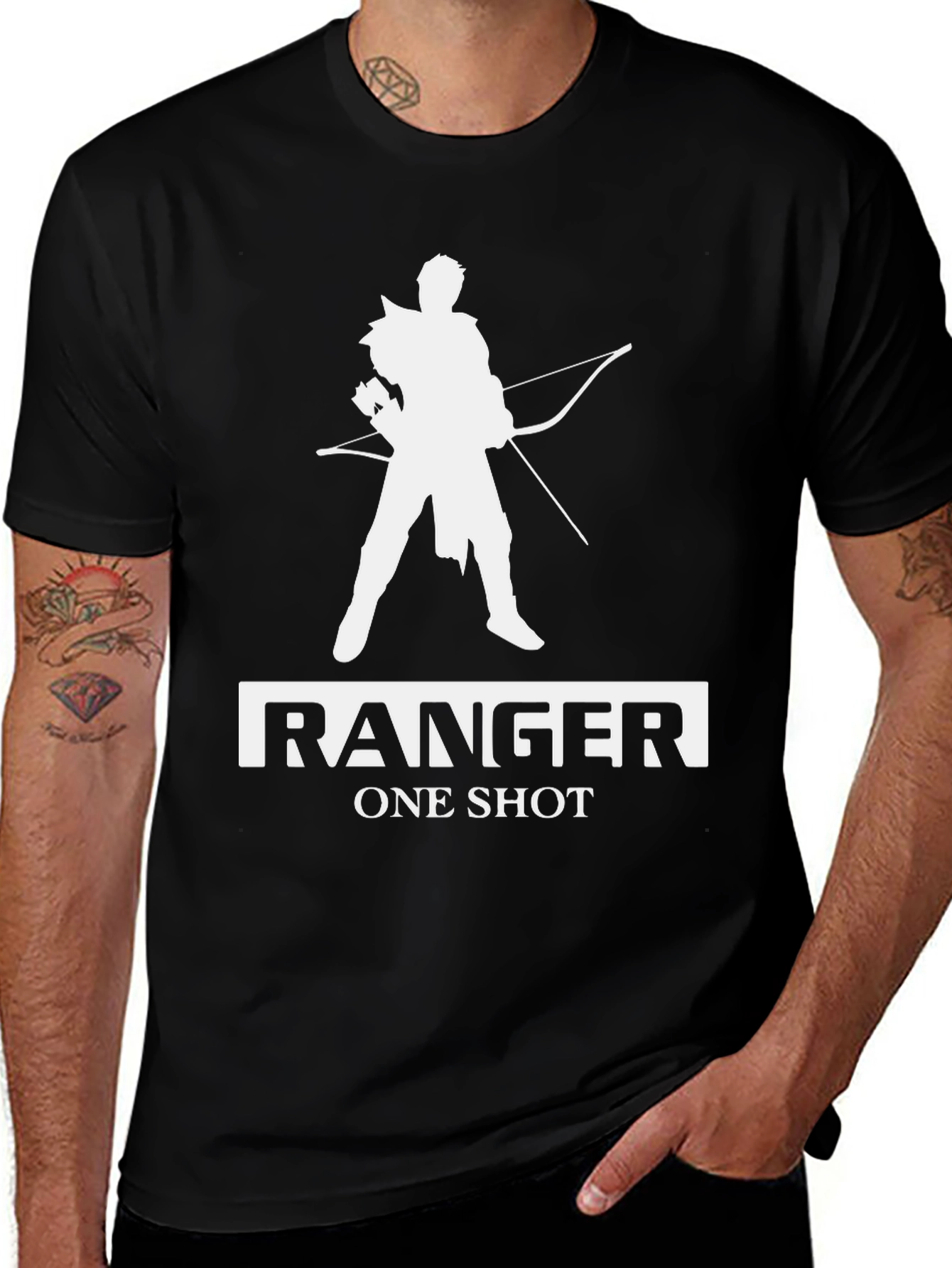 Variant 12 of Ranger One Shot Graphic Tee - Black