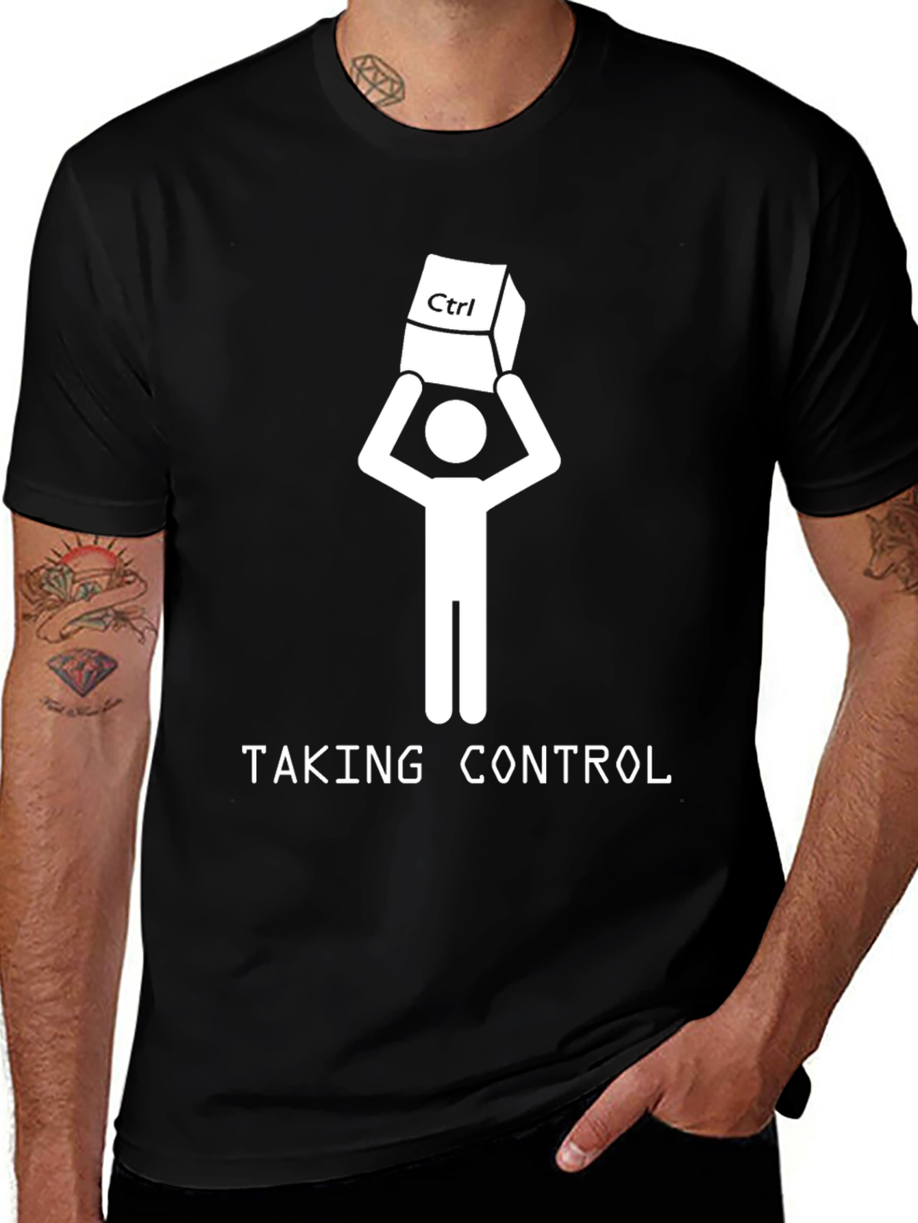 Variant 7 of Taking Control T-Shirt - Funny Programmer Gift