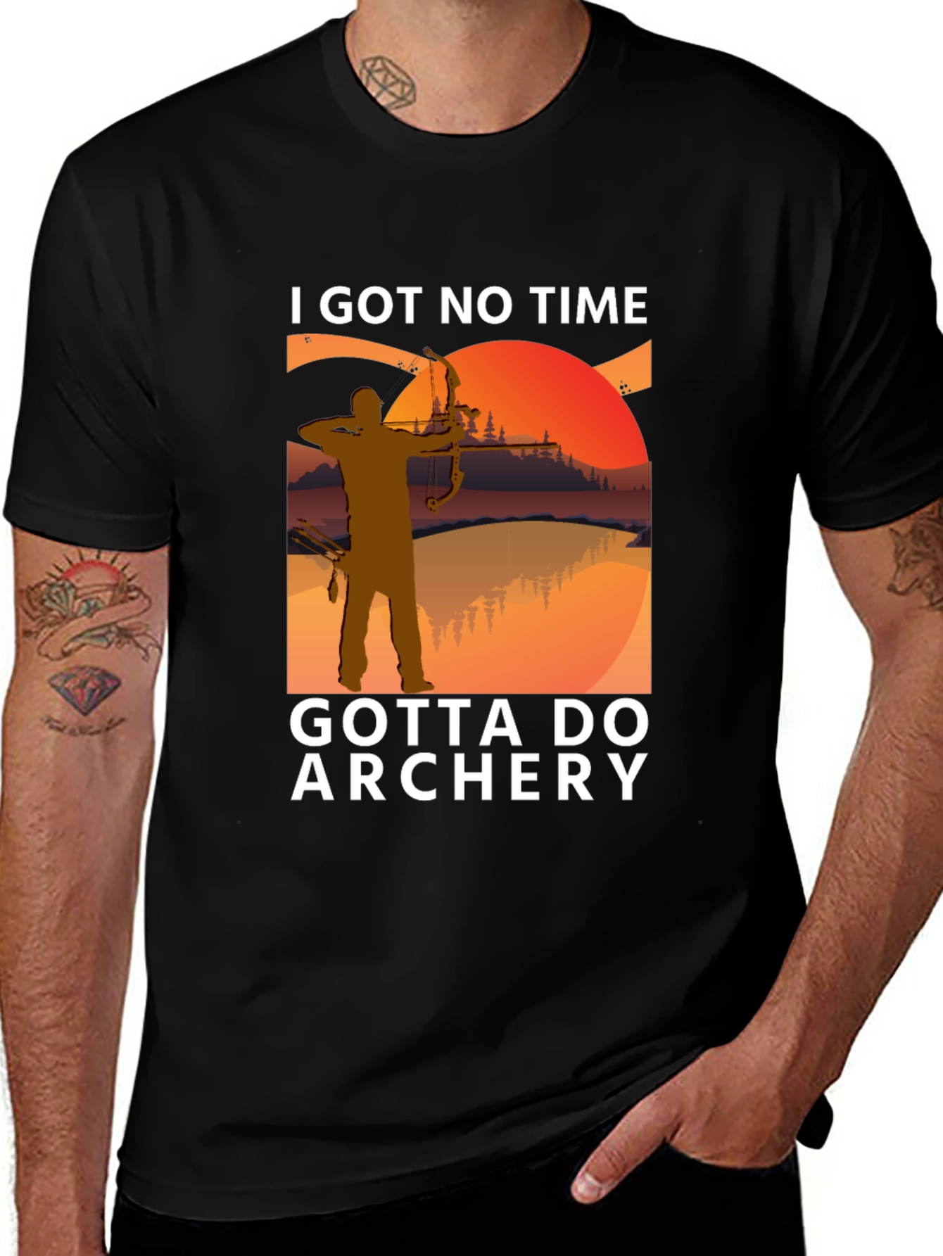Archery T-Shirt: I Got No Time, Gotta Do Archery