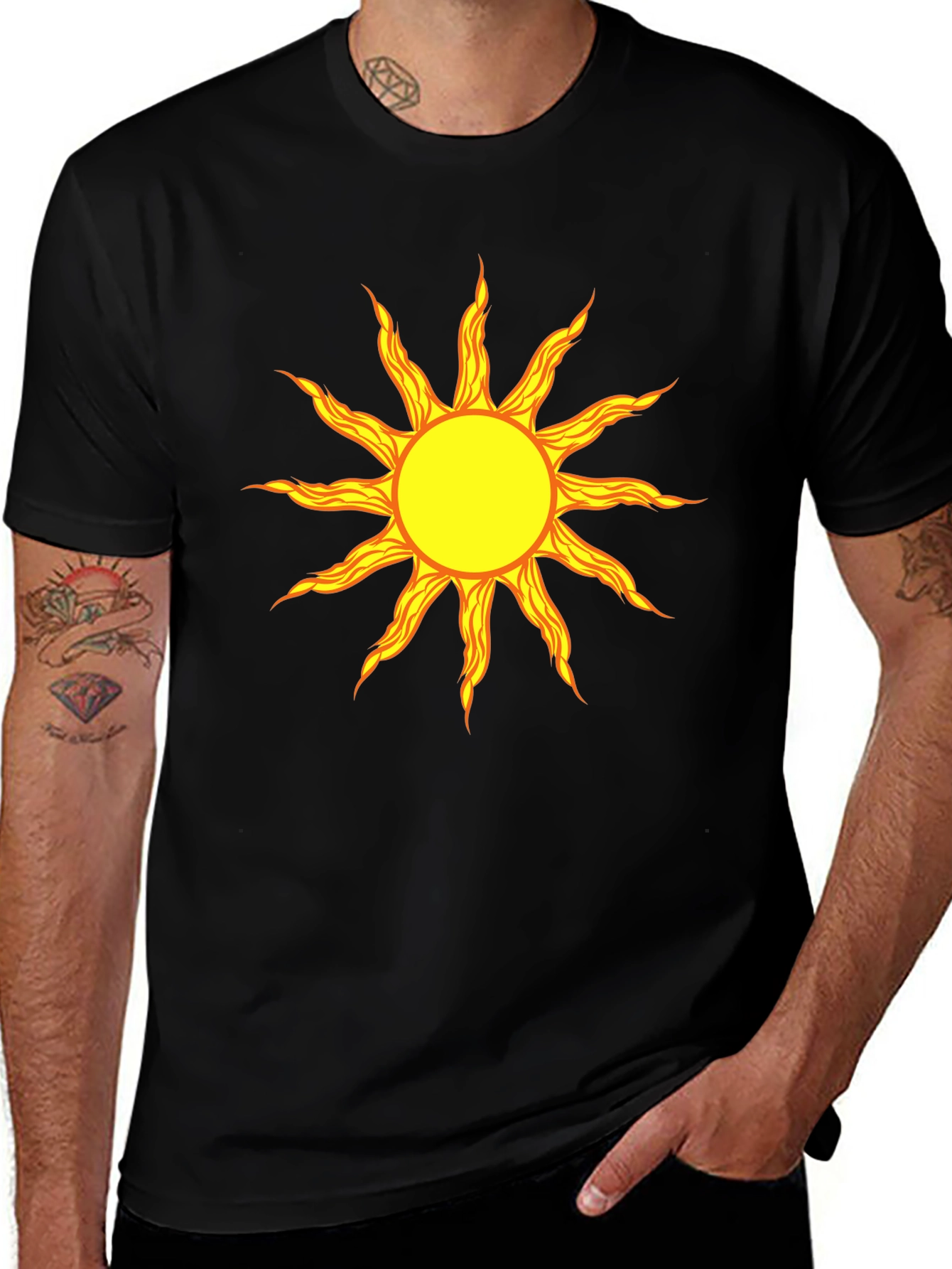 Variant 24 of Sunburst Graphic Tee - Bold & Bright