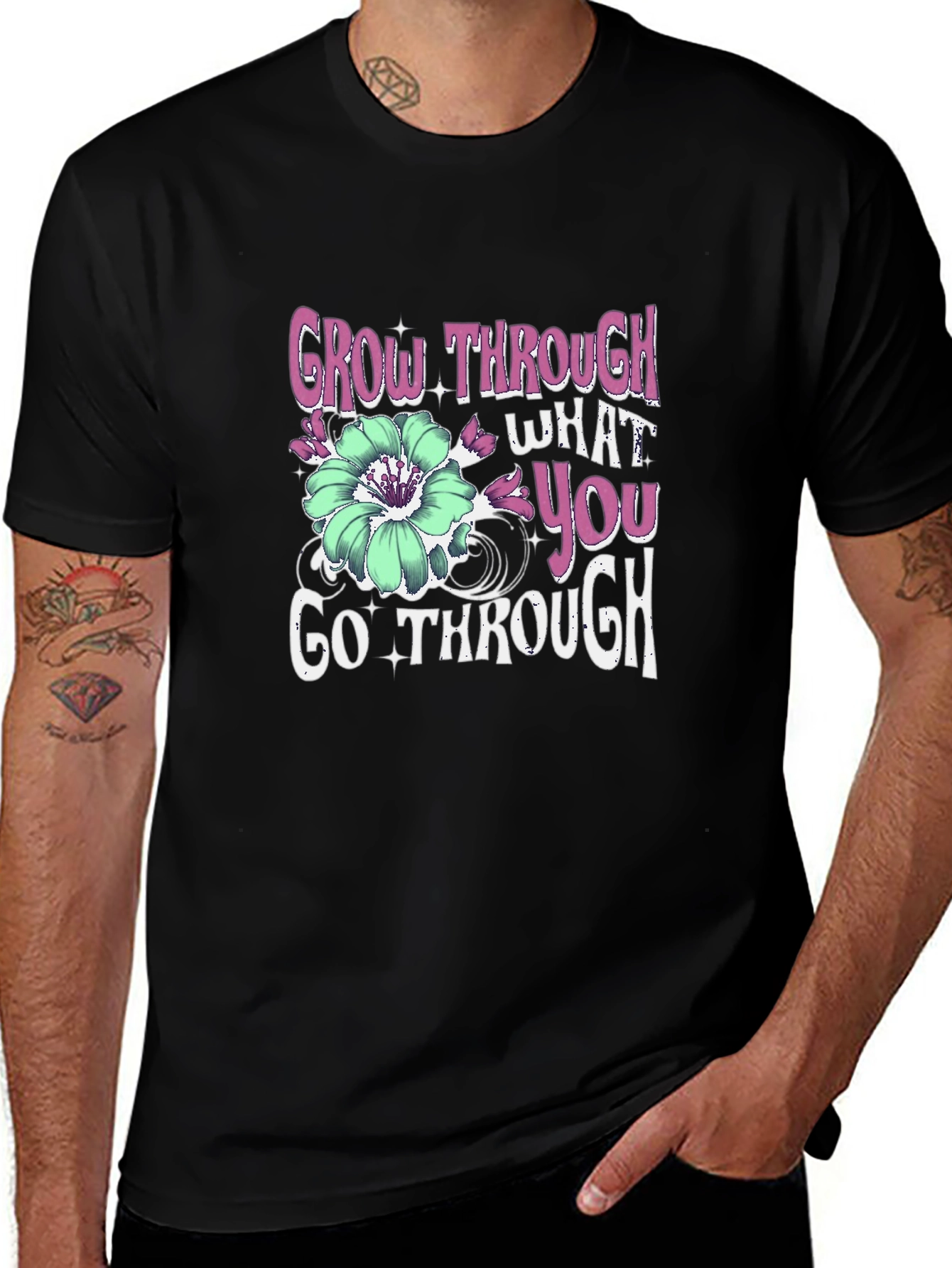 Variant 13 of Grow Through What You Go Through Graphic Tee