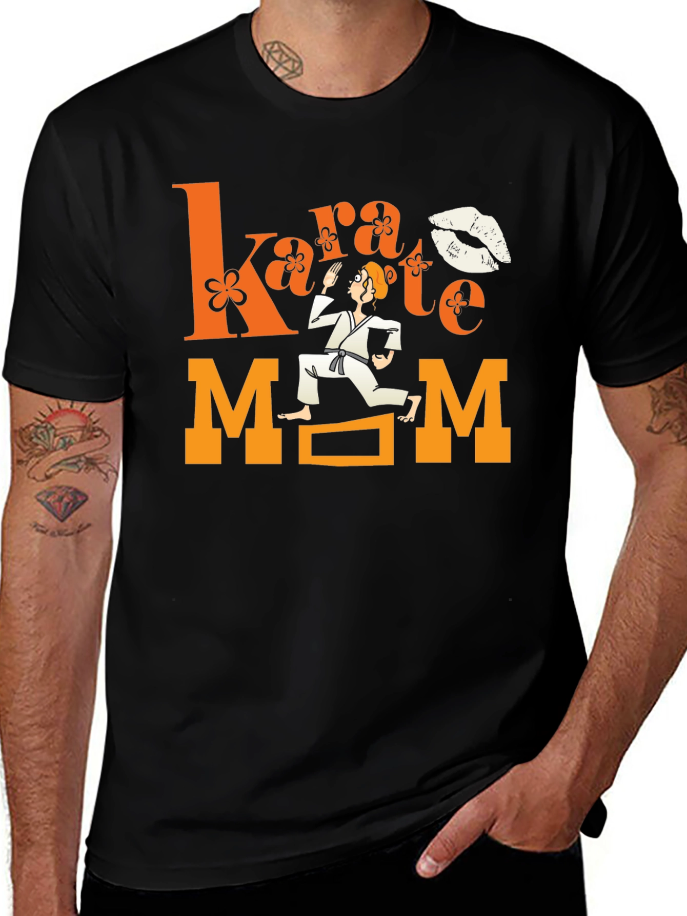 Variant 25 of Karate Mom Graphic T-Shirt
