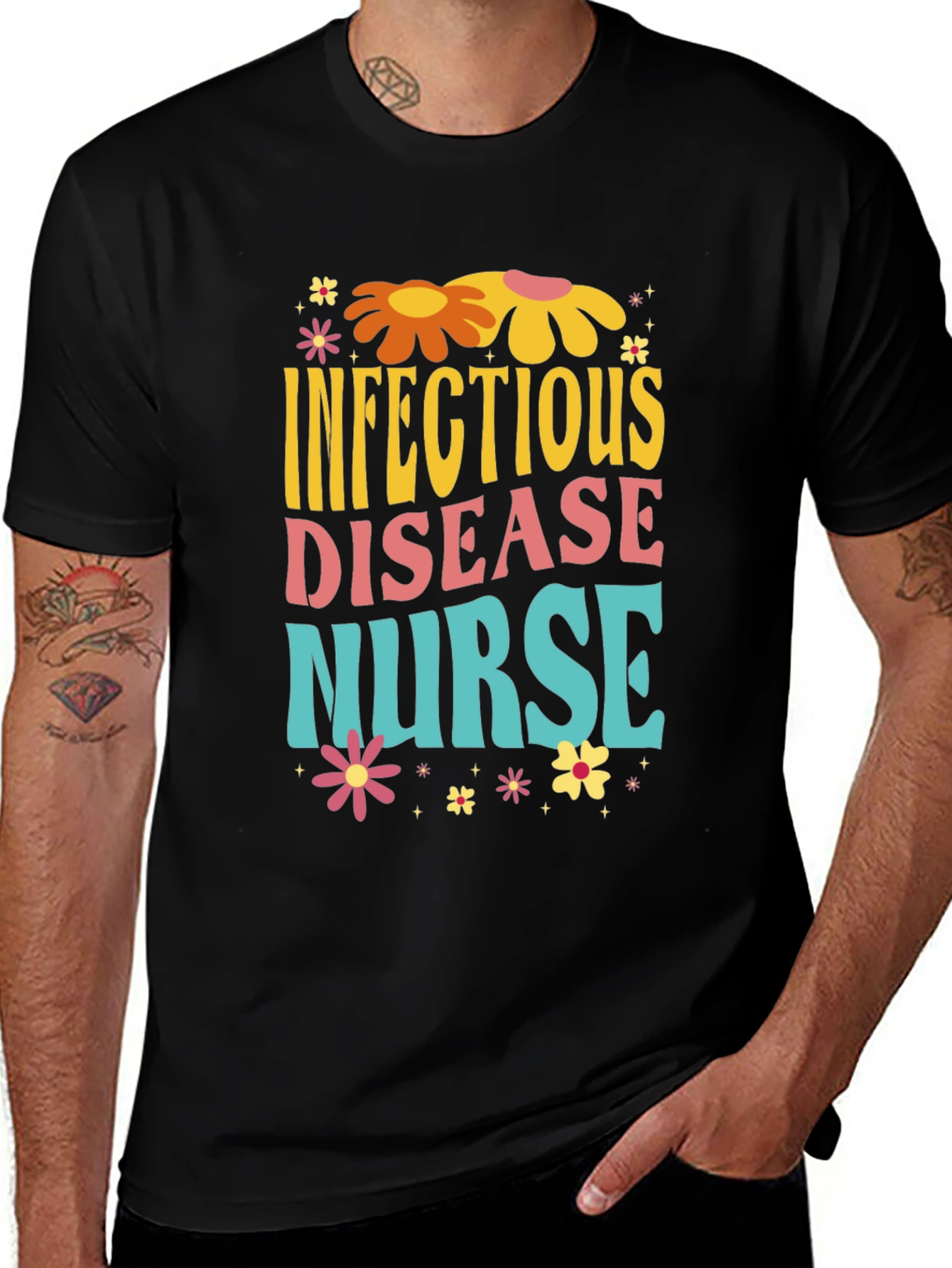 Variant 24 of Infectious Disease Nurse Graphic Tee
