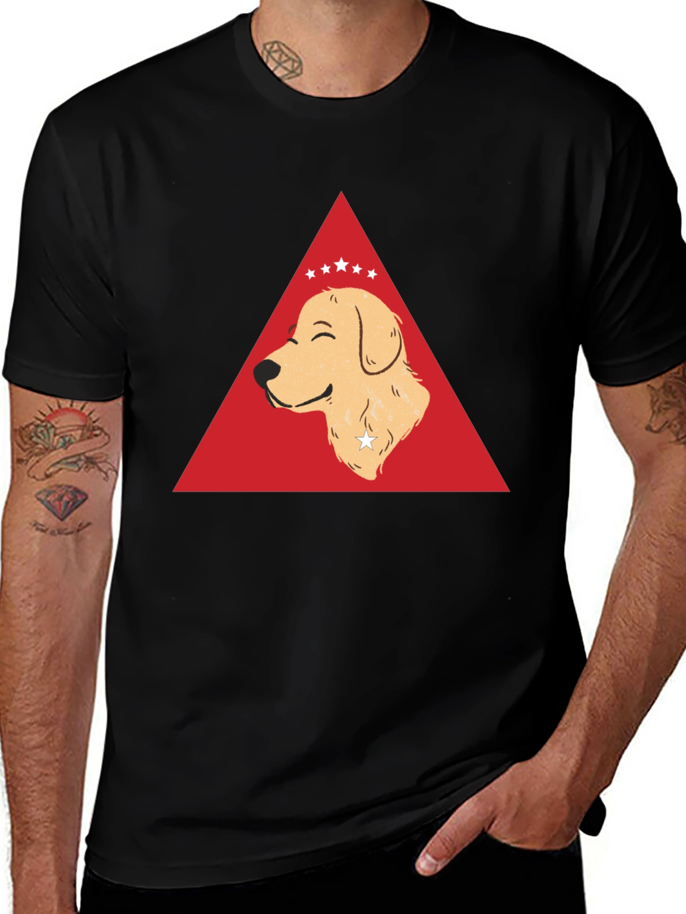 Golden Retriever Graphic Tee - Cute Dog Shirt