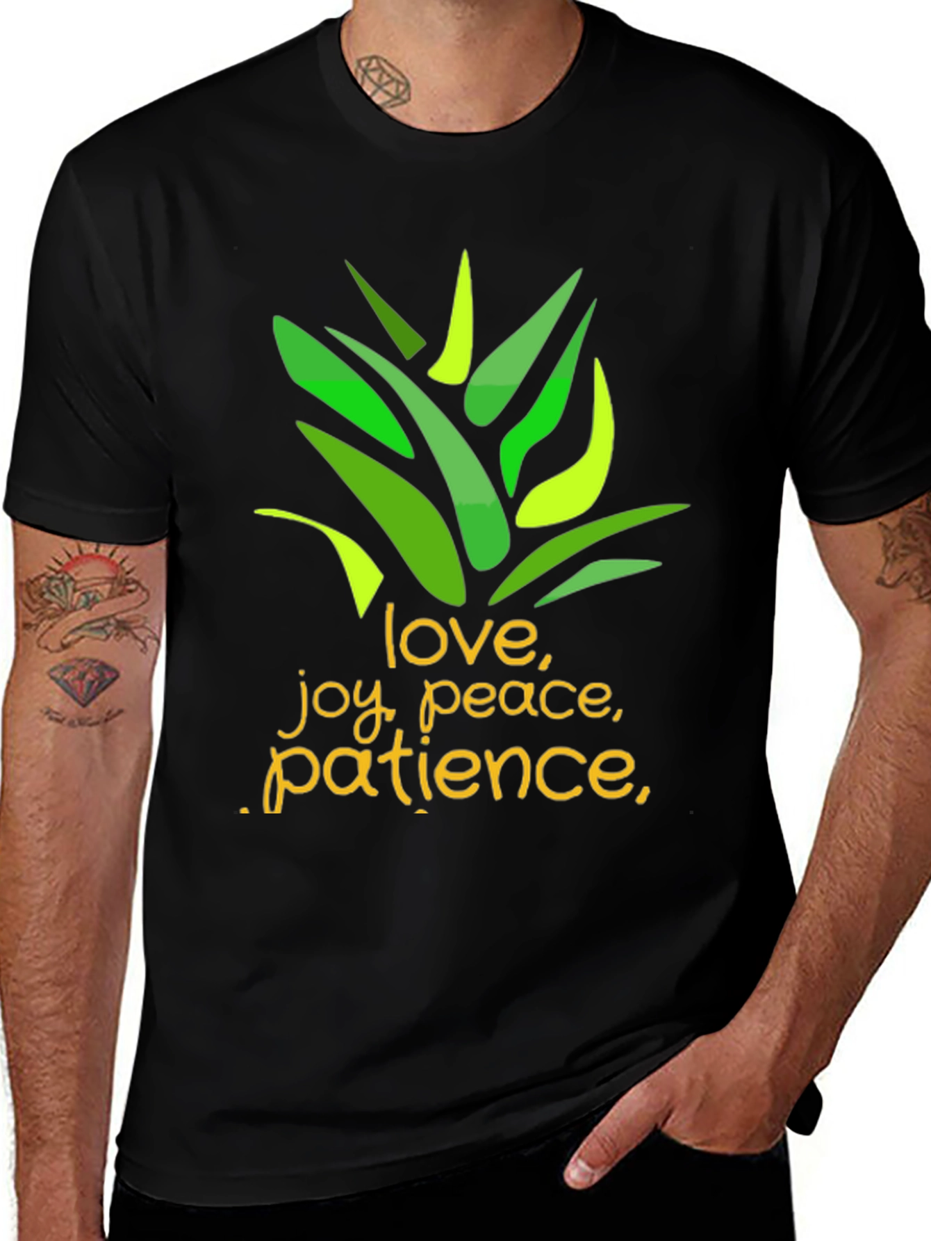 Variant 11 of Love, Joy, Peace, Patience T-Shirt - Unisex