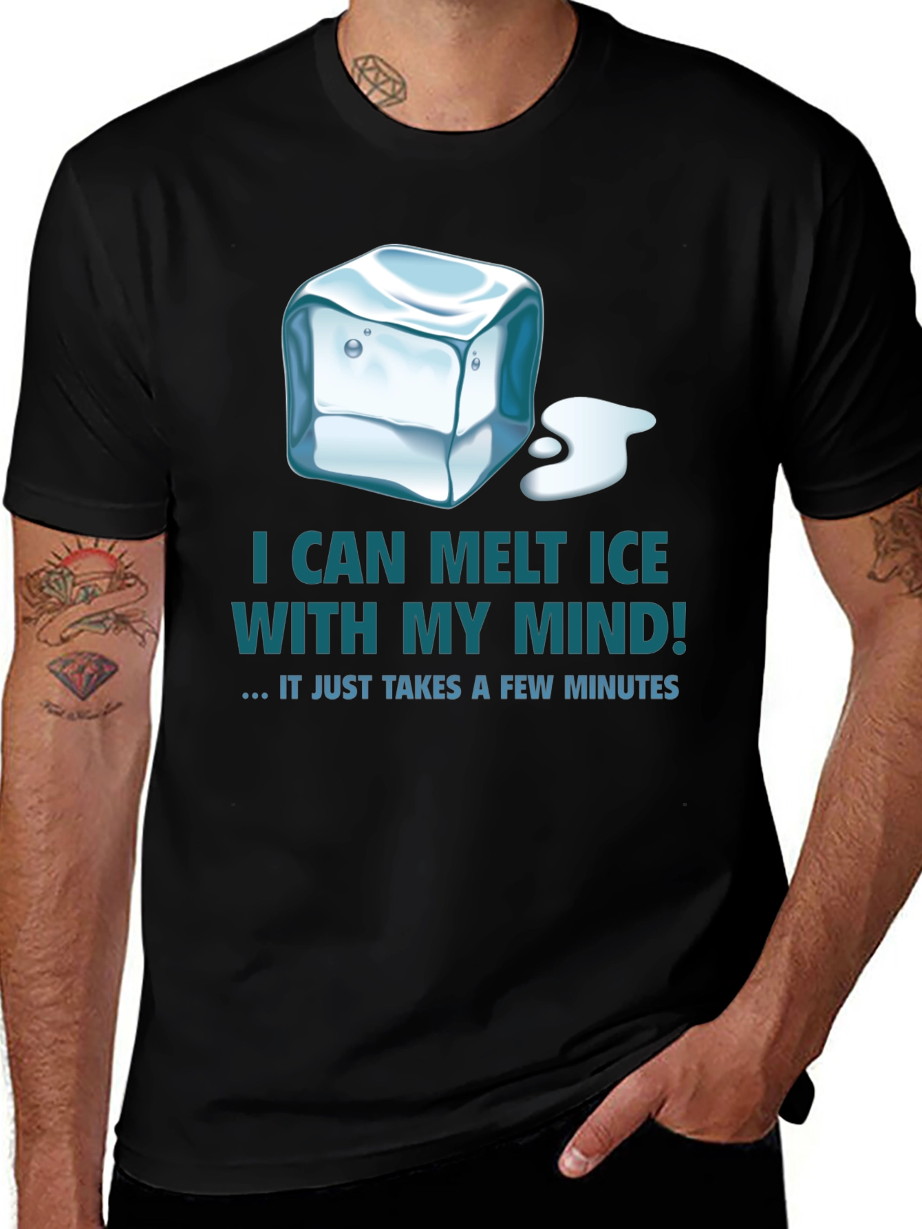 Variant 4 of Mind Over Ice T-Shirt - Funny Graphic Tee
