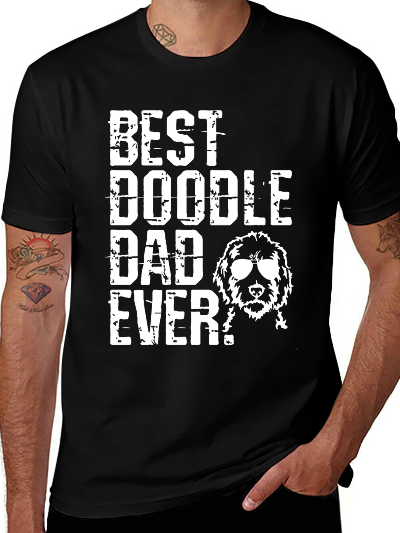 Variant 21 of Best Doodle Dad Ever T-Shirt