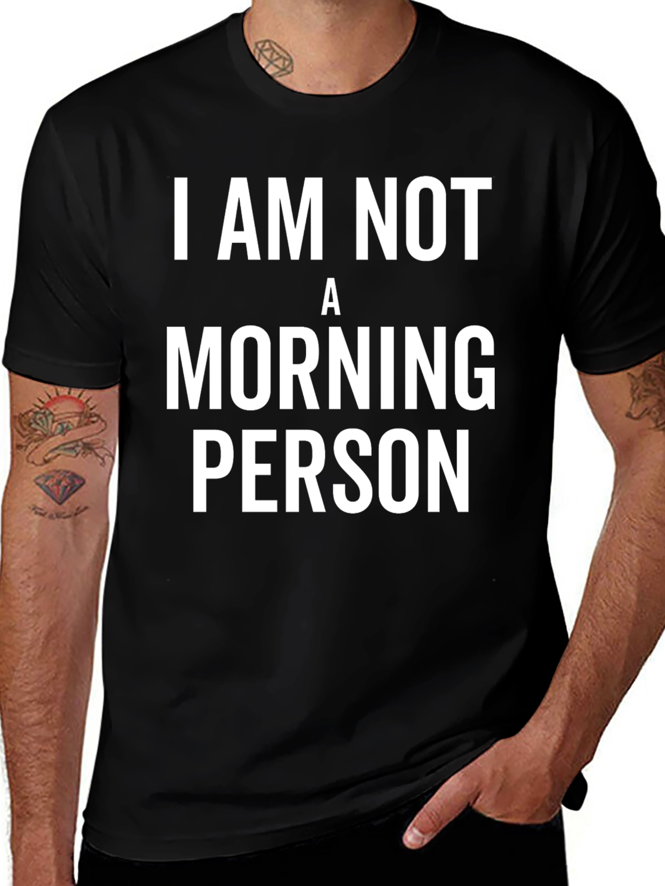 Variant 25 of I am Not a Morning Person Graphic Tee