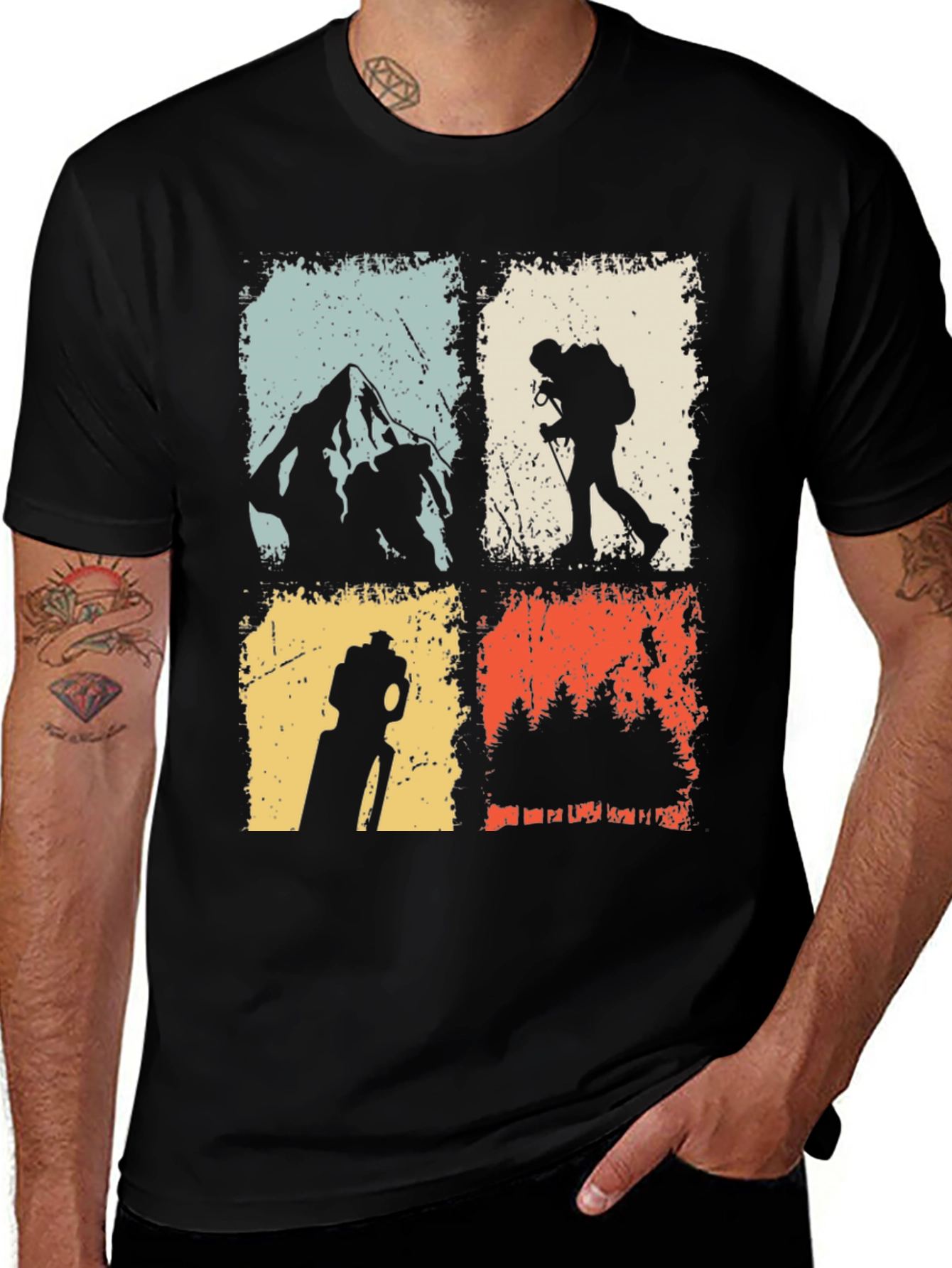 Variant 8 of Retro Hiking Adventure T-Shirt