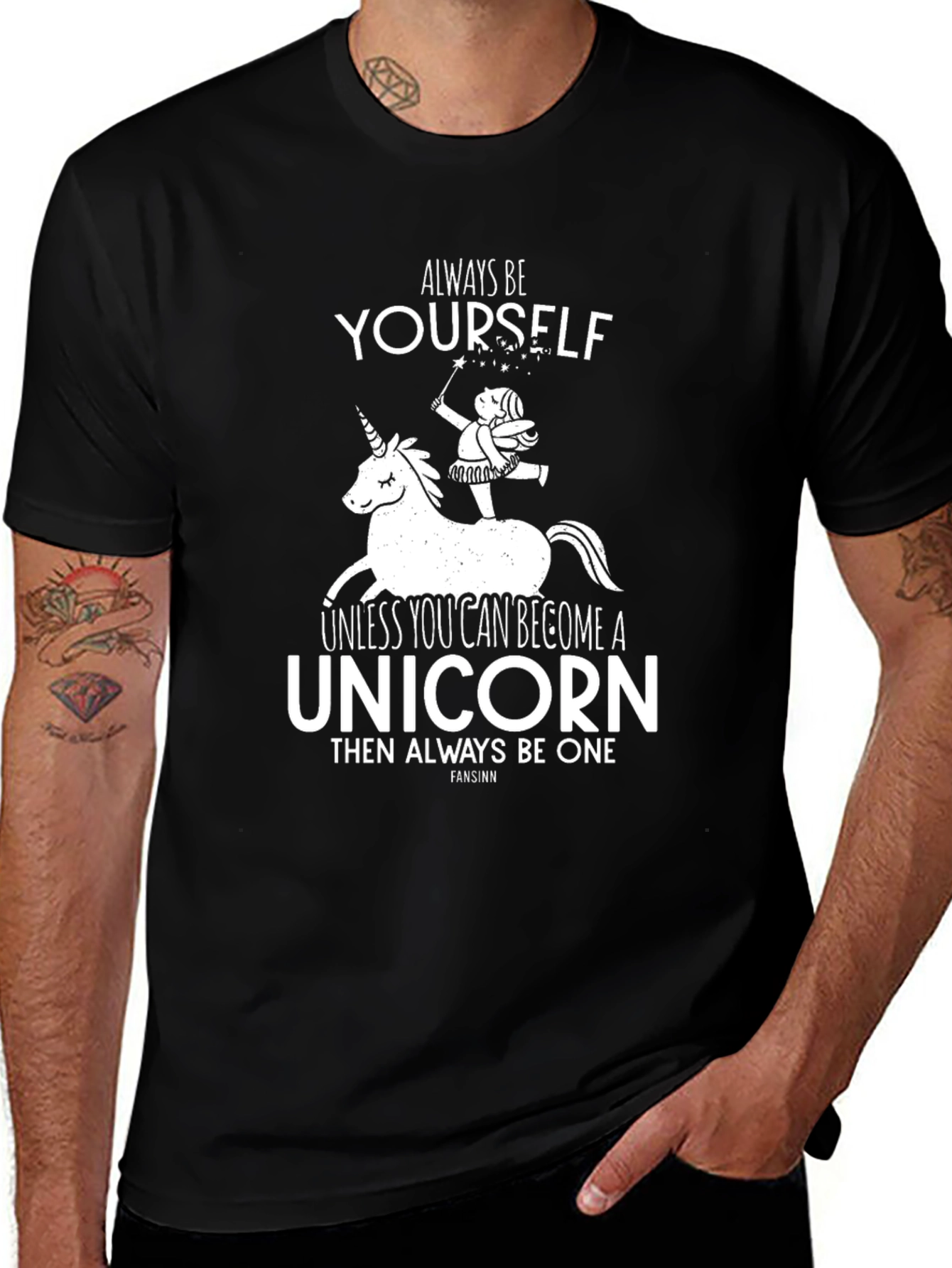 Variant 24 of Always Be Yourself Unicorn Graphic T-Shirt