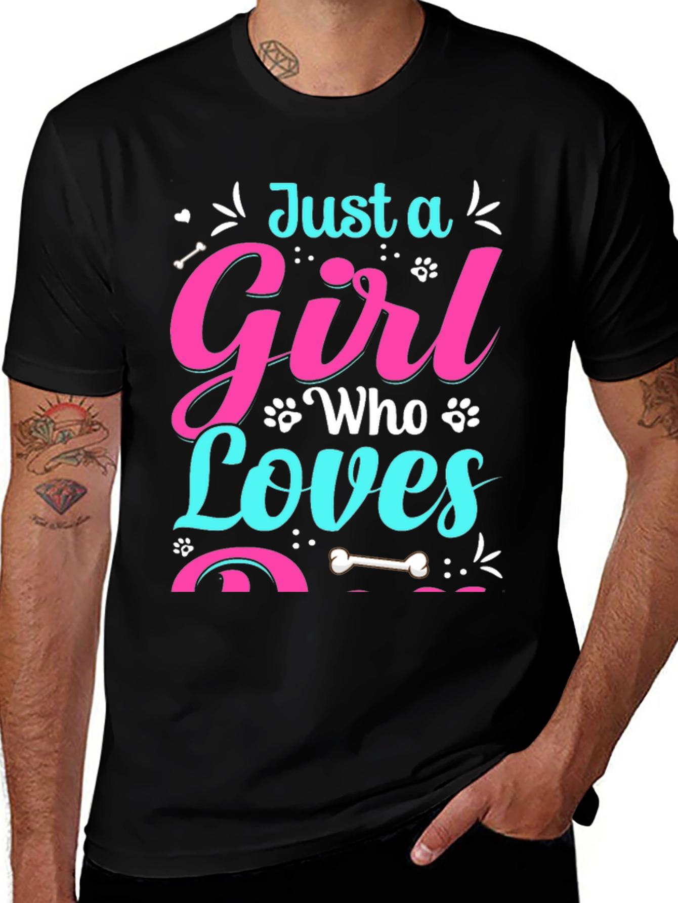 Variant 24 of Just a Girl Who Loves Dogs T-Shirt