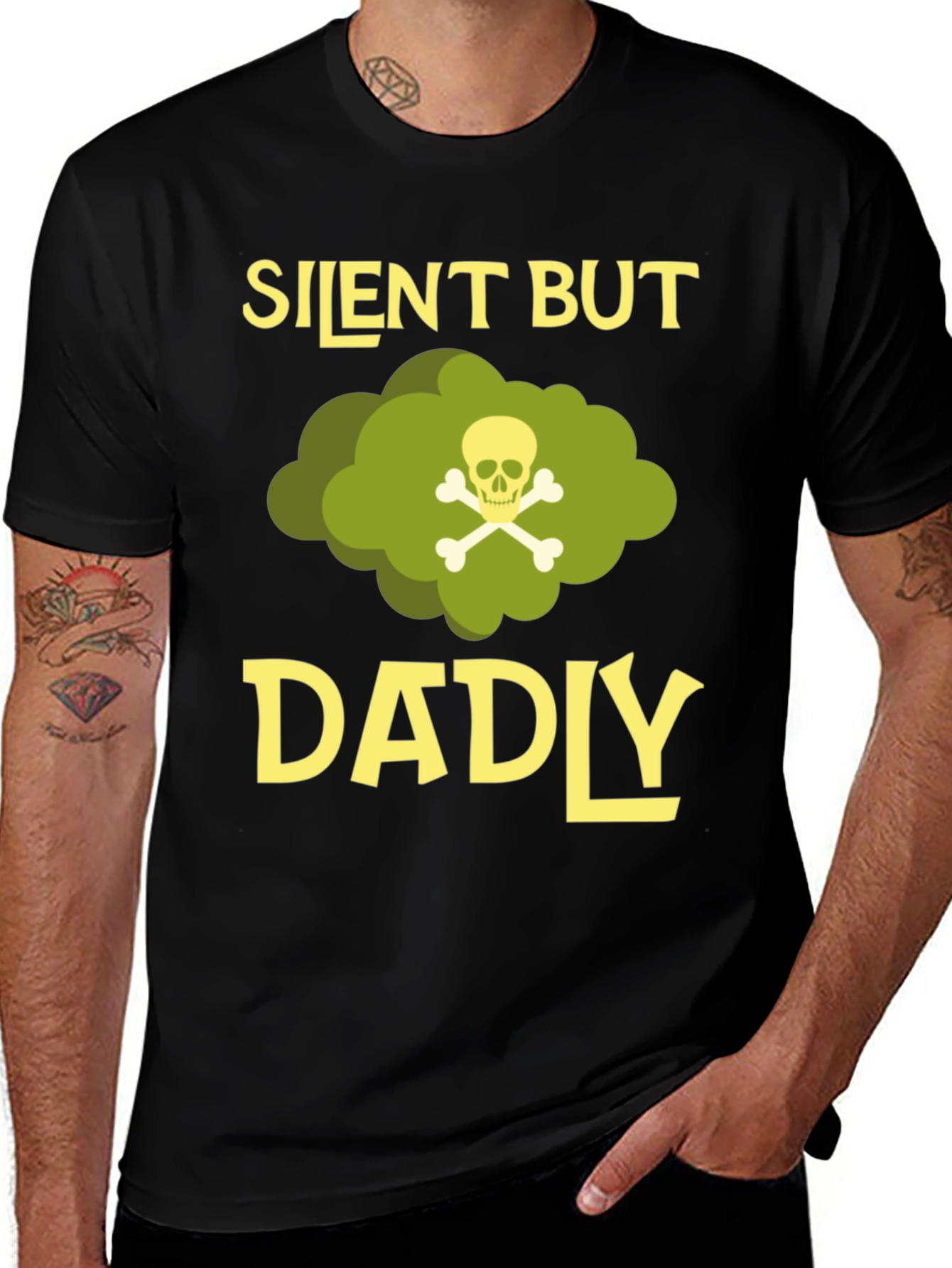 Variant 3 of Silent But Dadly T-Shirt - Funny Father's Day Gift
