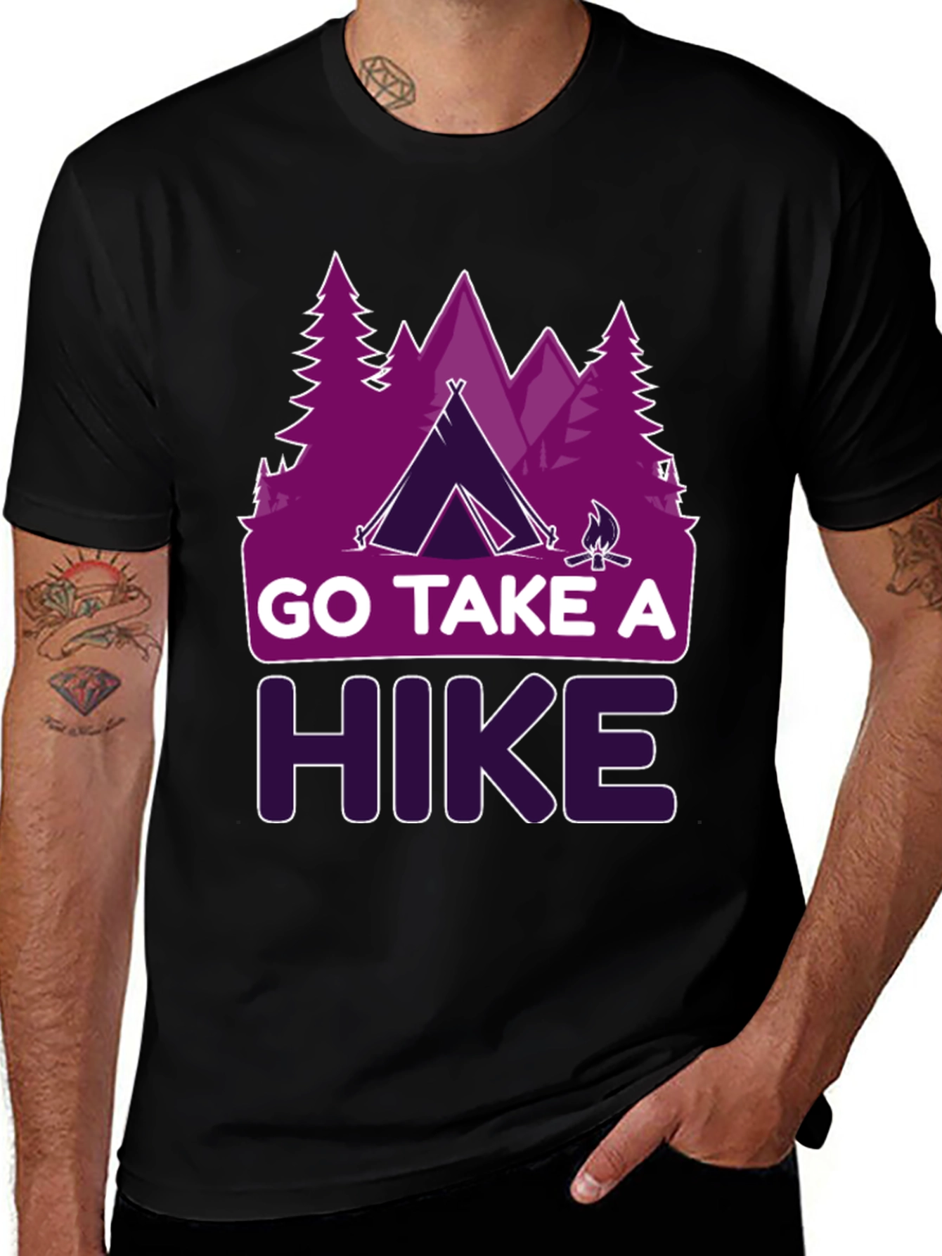 Variant 5 of Go Take a Hike T-Shirt