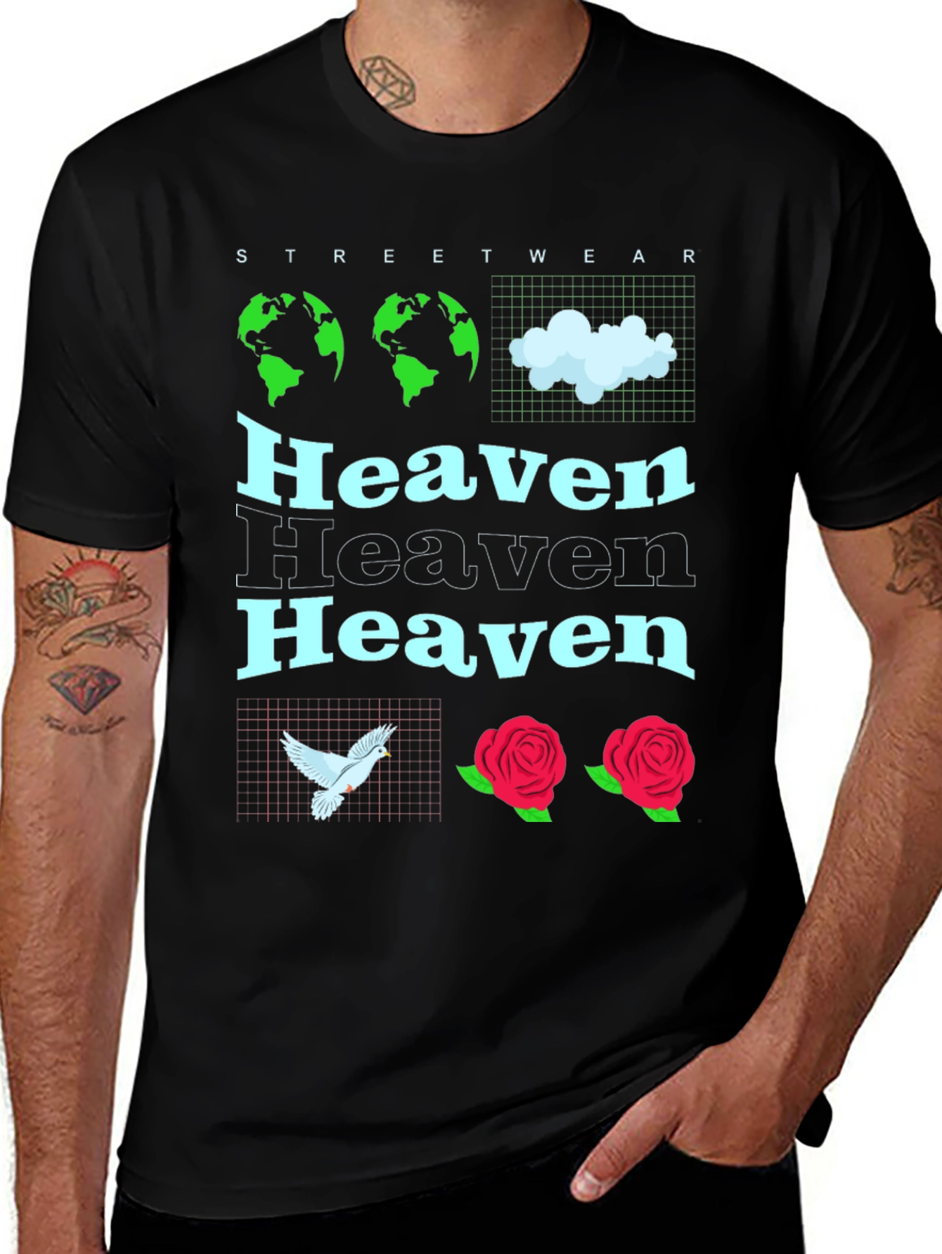 Heaven Graphic Print T-Shirt