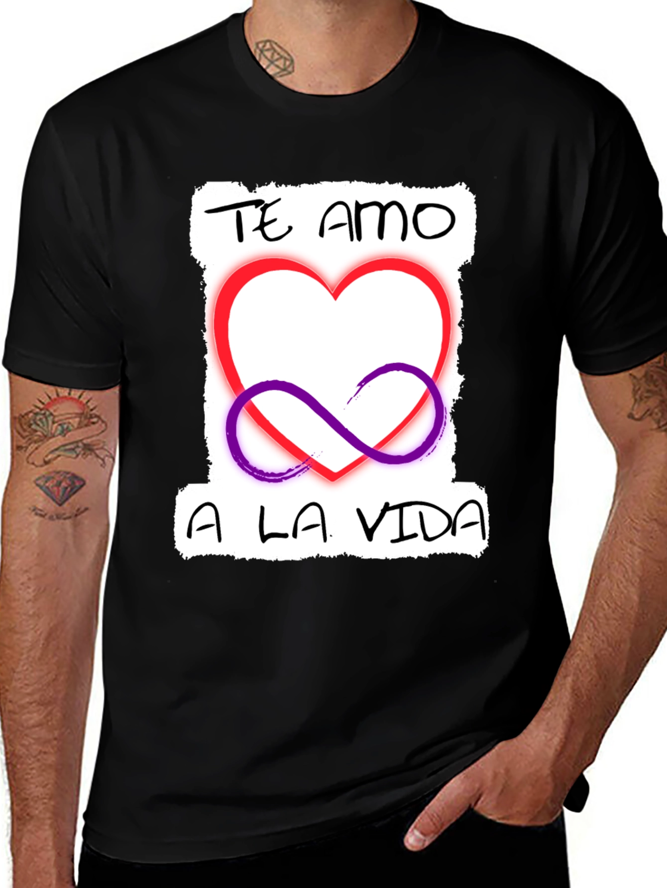 Variant 23 of Te Amo A La Vida Graphic Tee