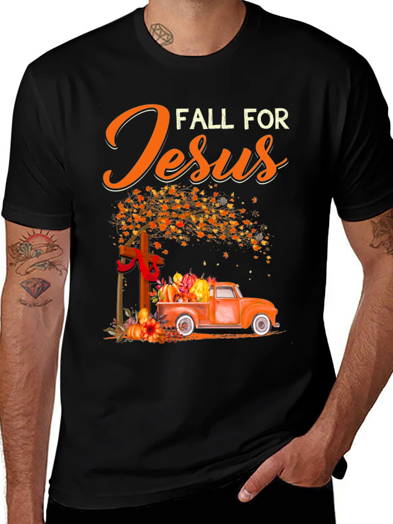 Fall For Jesus Truck T-Shirt