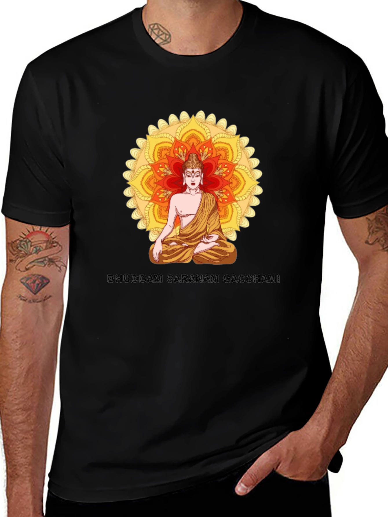 Buddham Saranam Gacchami Graphic Tee