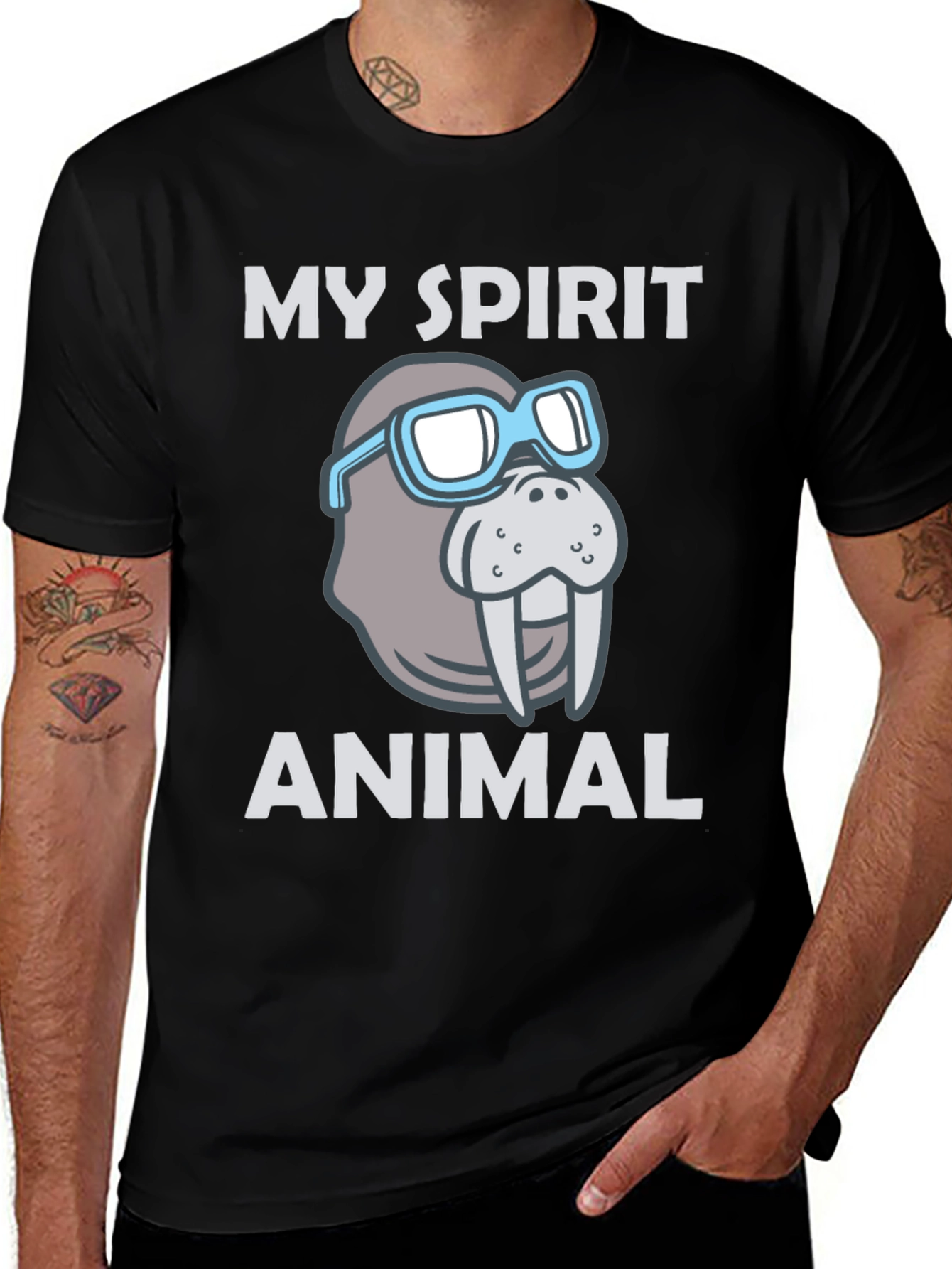 Variant 18 of My Spirit Animal Walrus Graphic T-Shirt