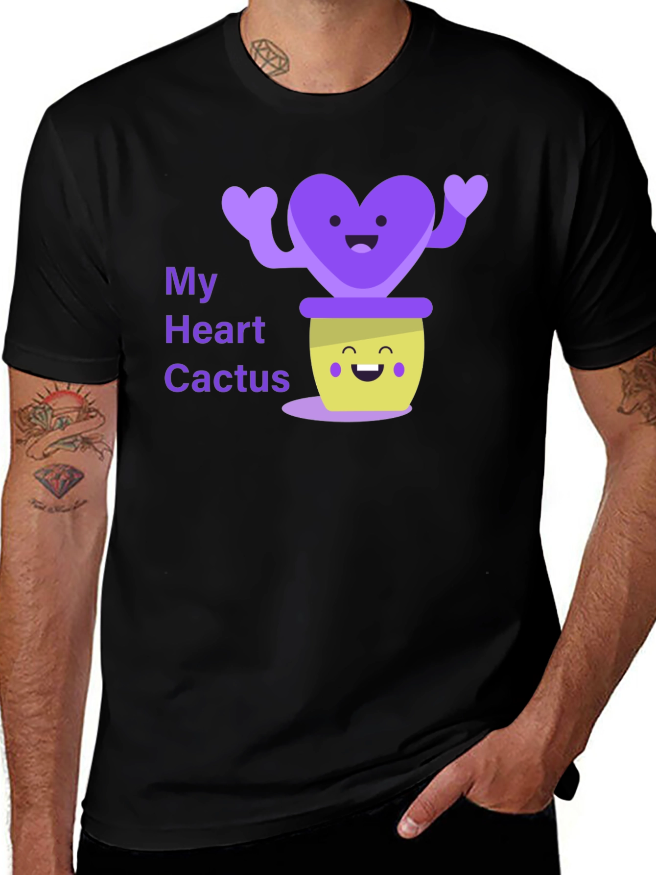 Variant 11 of My Heart Cactus Graphic Tee