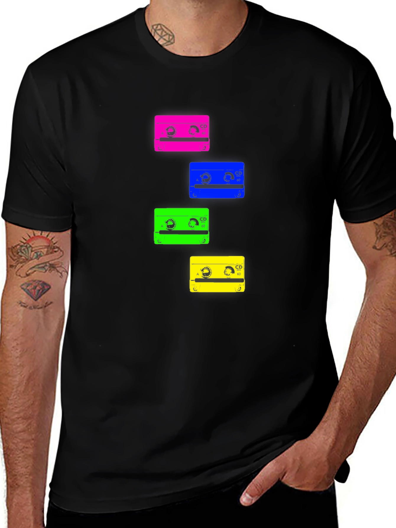 Variant 7 of Retro Cassette Tape T-Shirt - Vintage Music Lover Tee
