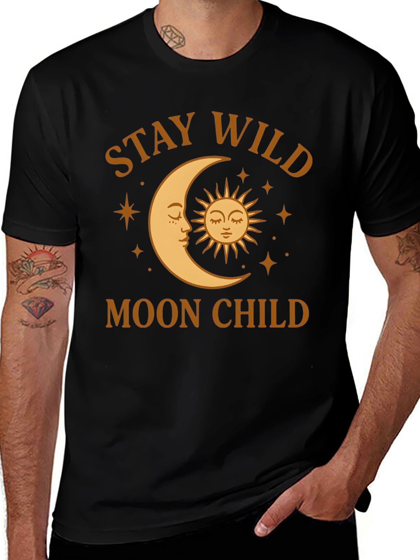 Variant 21 of Stay Wild Moon Child Graphic T-Shirt