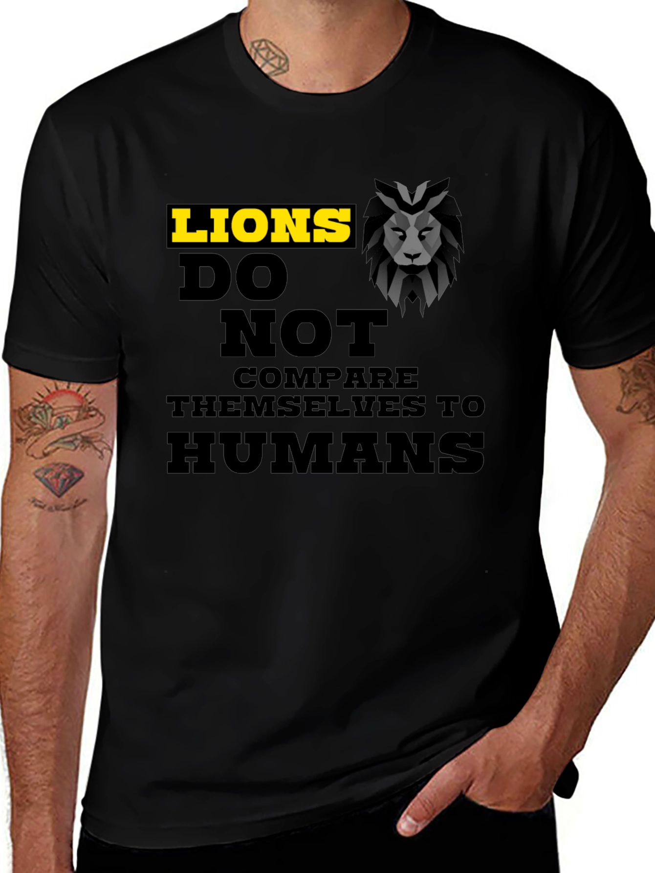 Black Lion's Don't Compare T-Shirt main image
