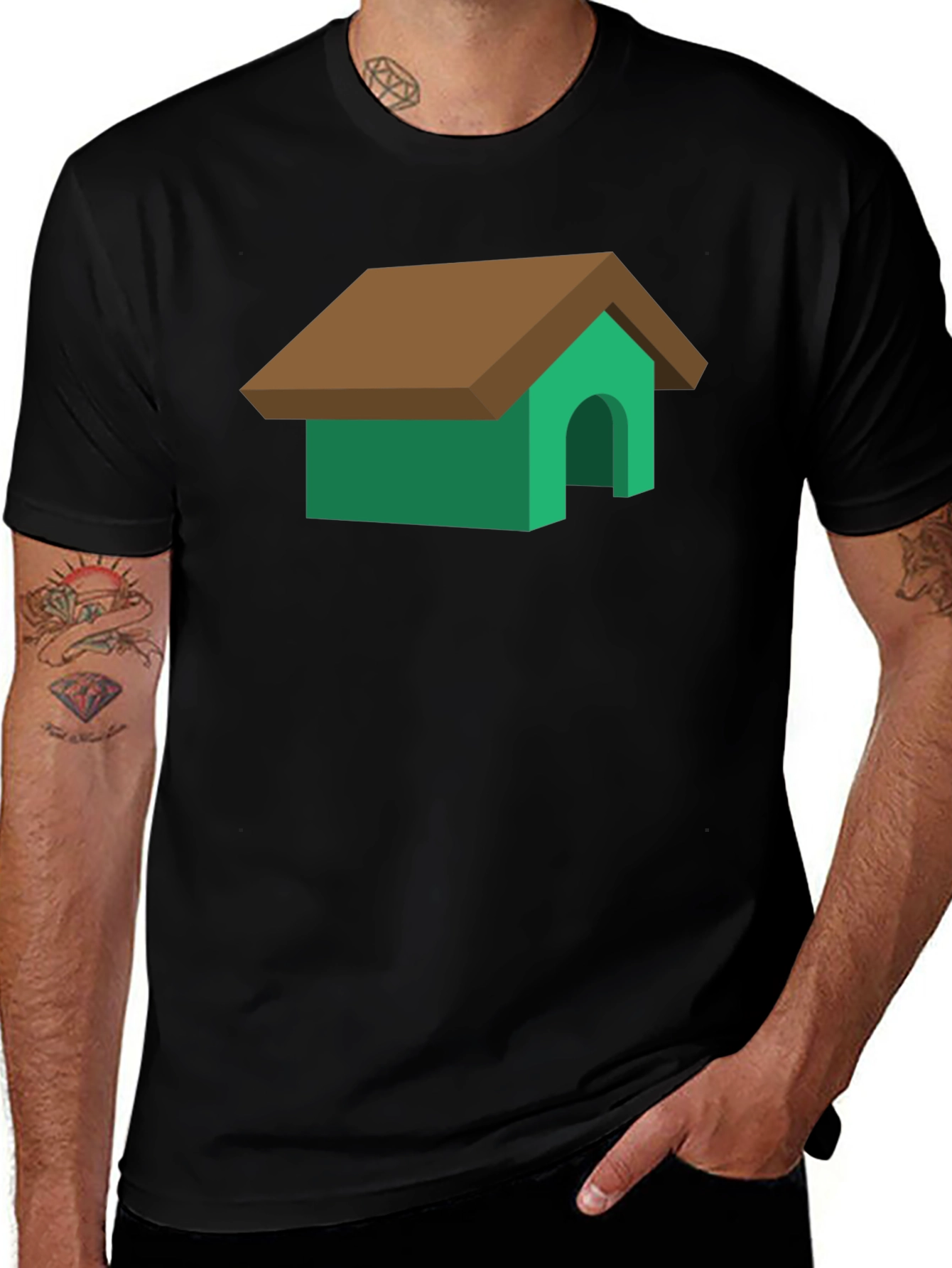 Variant 10 of Dog House Graphic Tee - Funny Pet Lover Shirt