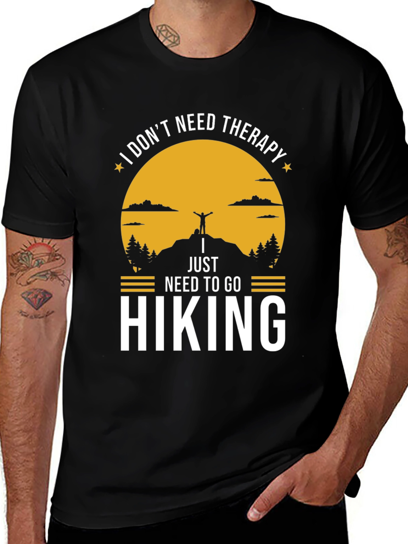 Variant 17 of Hiking Therapy T-Shirt - Adventure Apparel