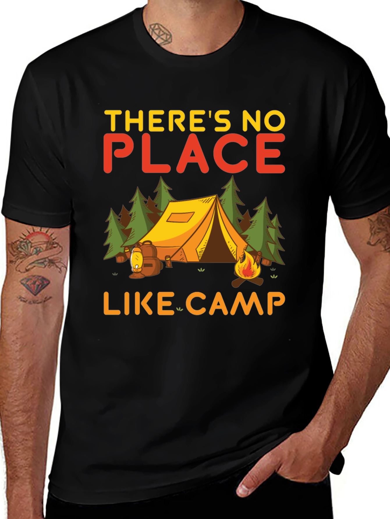 Variant 28 of There's No Place Like Camp Black T-Shirt