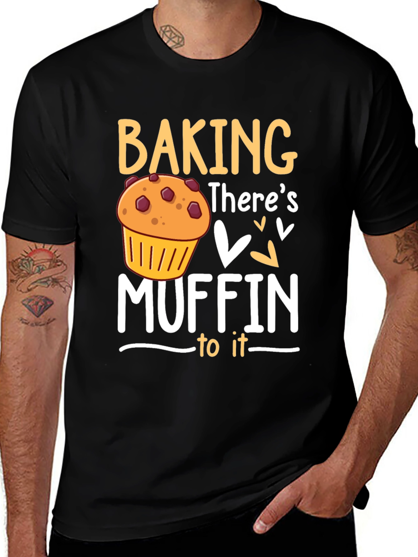 Variant 25 of Baking Muffin Pun Graphic T-Shirt - Novelty Tee