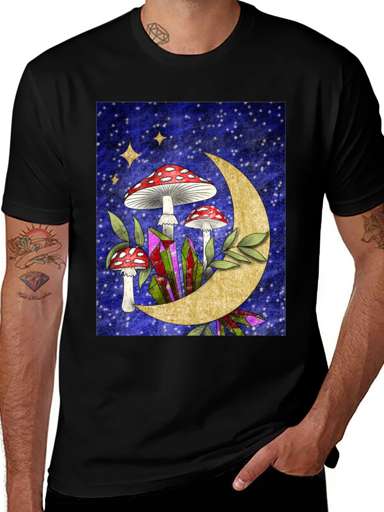 Variant 24 of Mushroom Moon T-Shirt