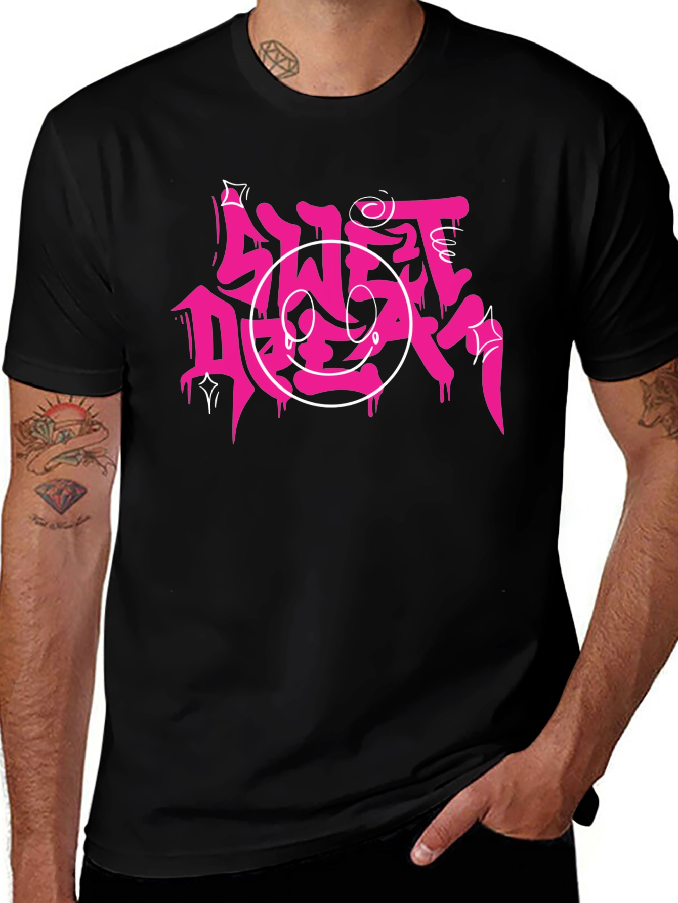 Variant 8 of Sweet Death Graphic Tee - Black