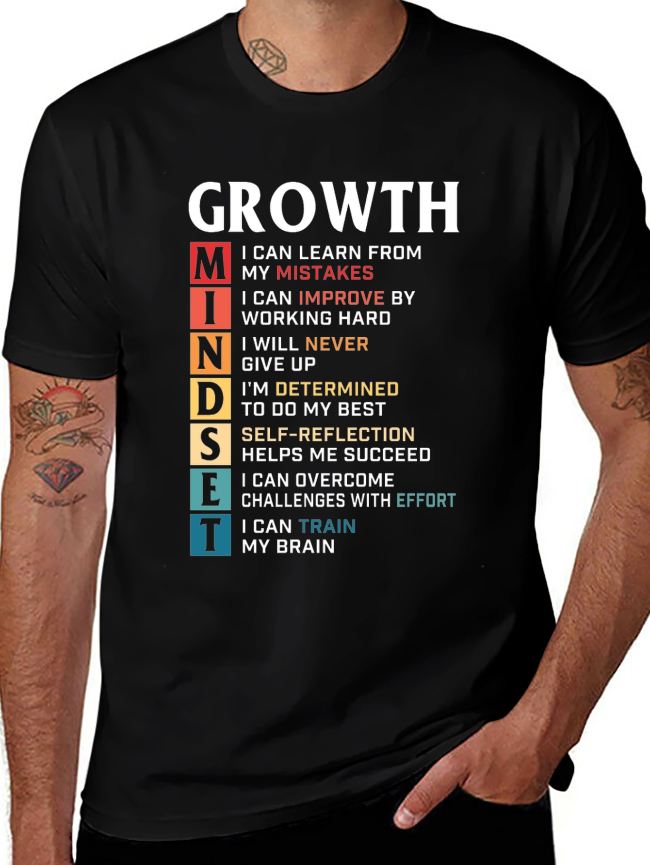 Growth Mindset Graphic T-Shirt