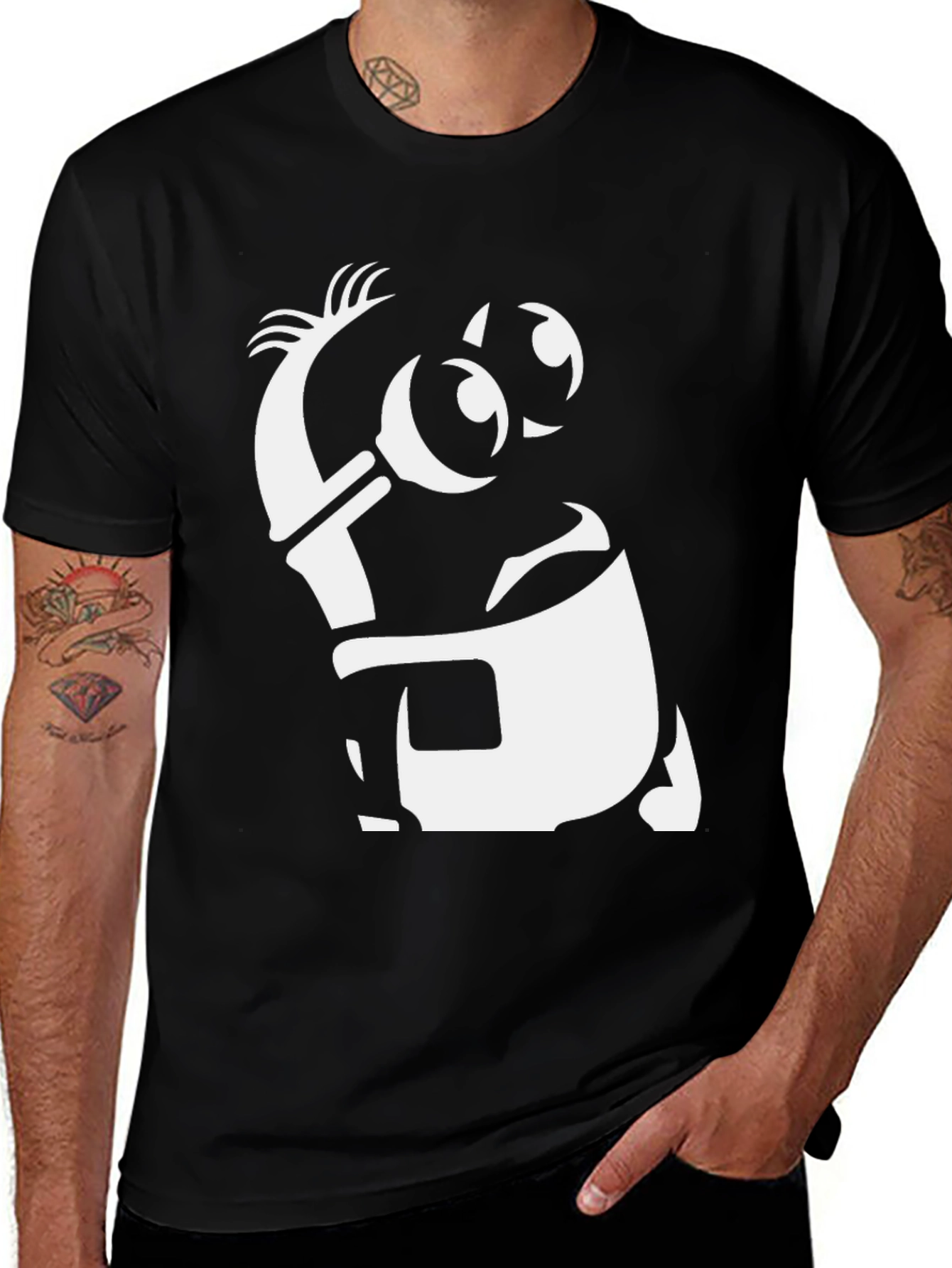 Variant 2 of Cartoon Graphic T-Shirt