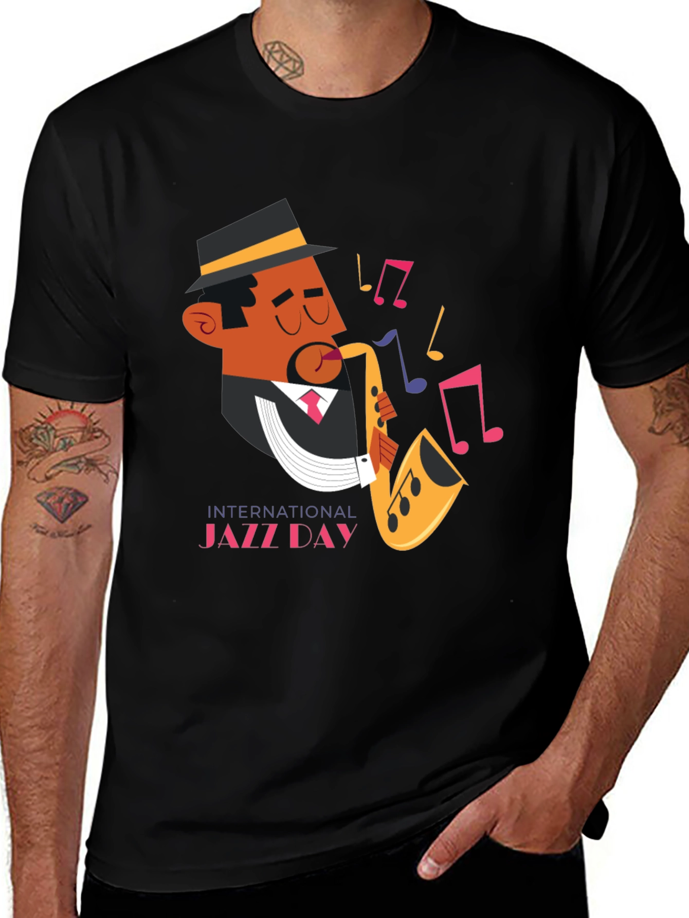 Variant 4 of Jazz Day T-Shirt - Music Lover Tee