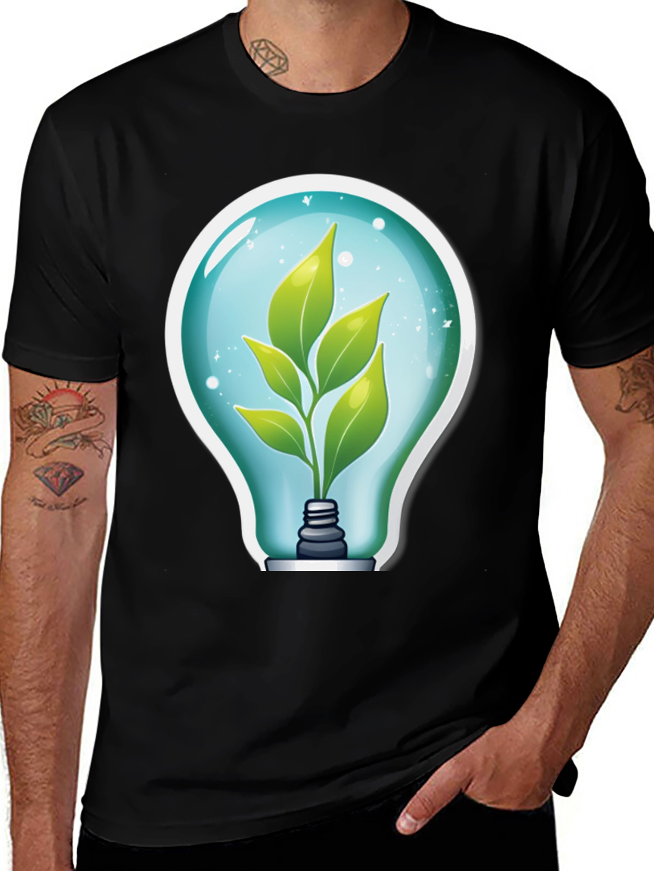 Eco-Friendly Bulb T-Shirt