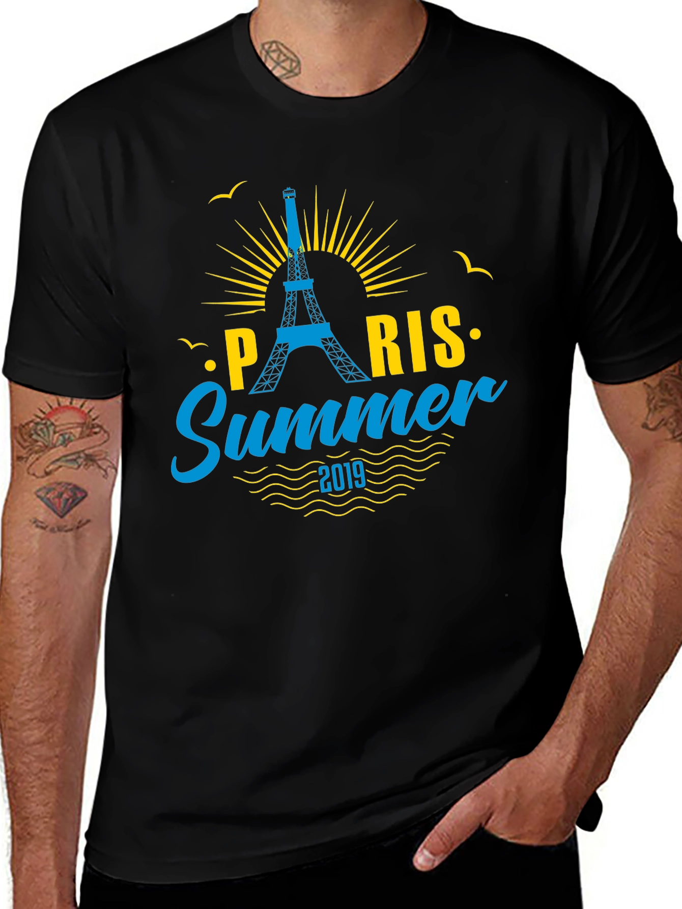 Variant 6 of Paris Summer 2019 Graphic Tee