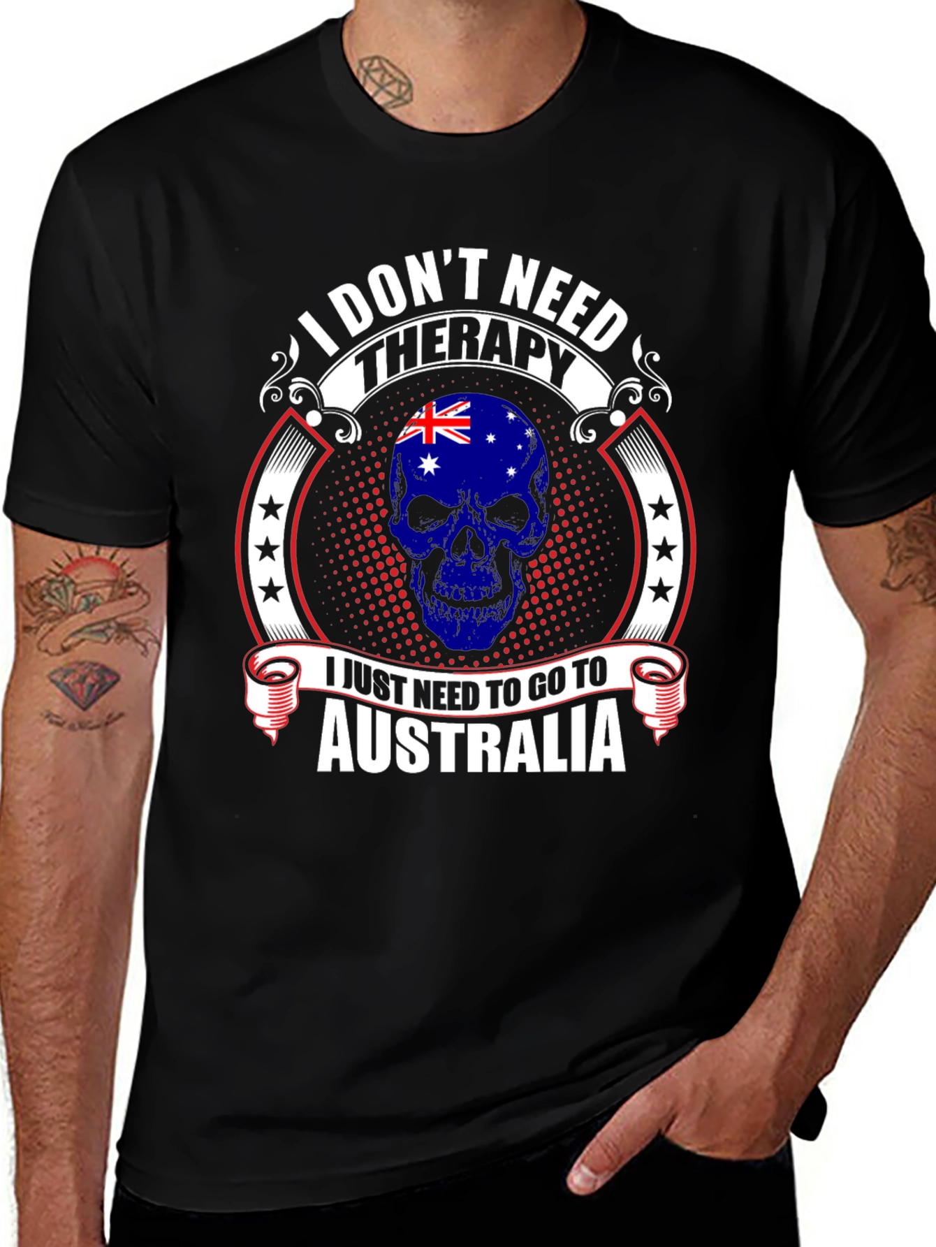 Australia Therapy T-Shirt - Novelty Design