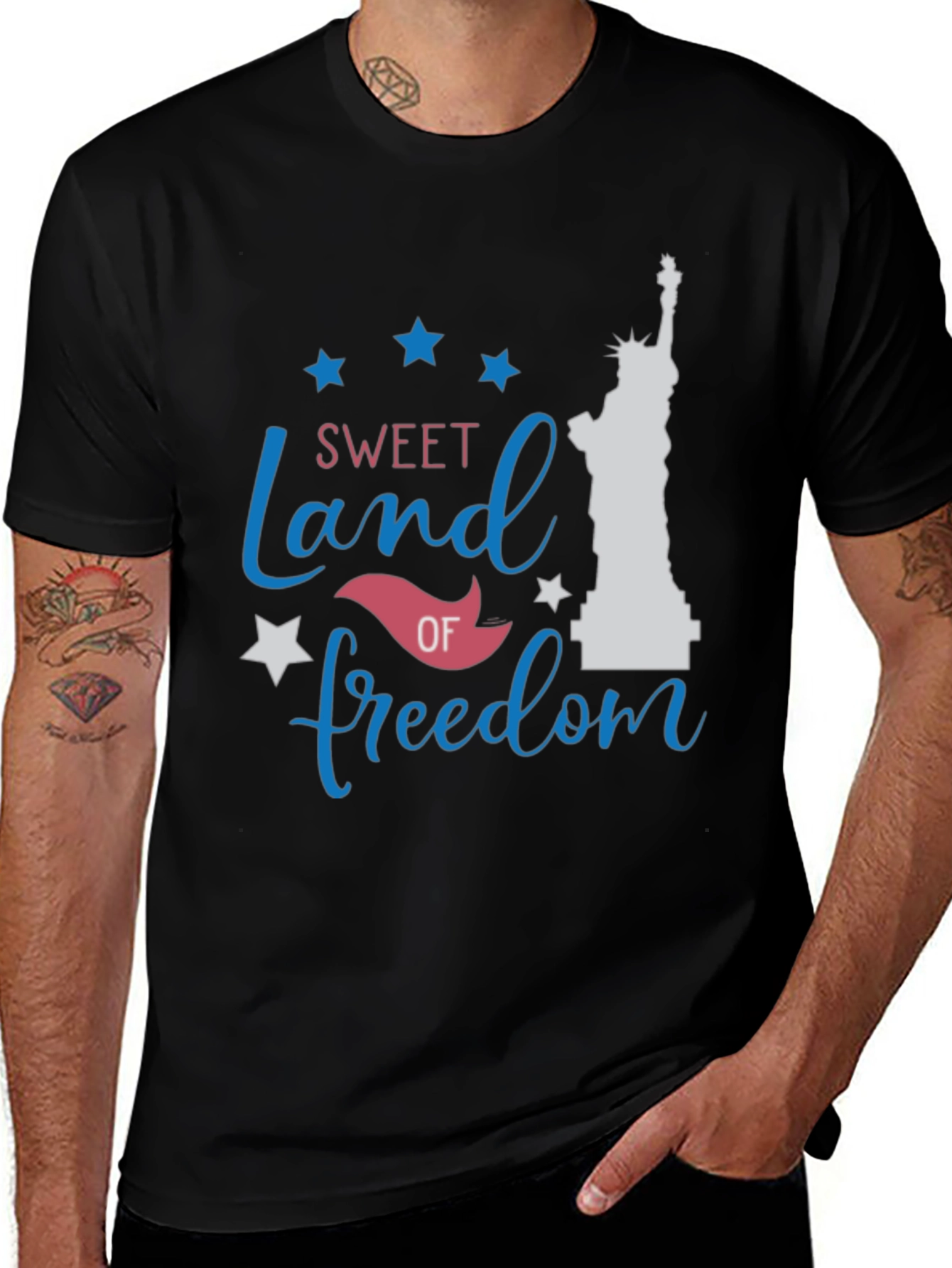Variant 8 of Sweet Land of Freedom Patriotic T-Shirt