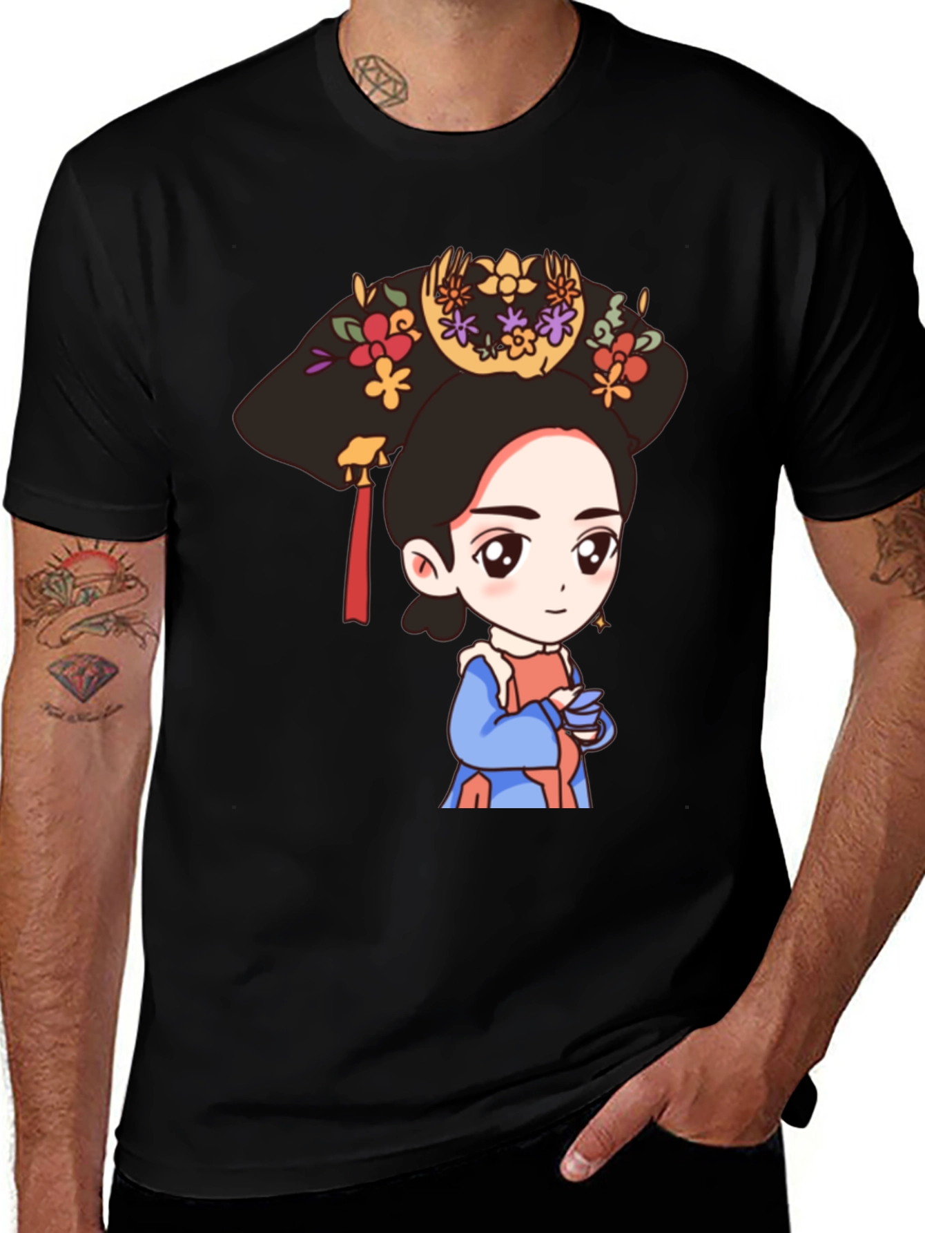 Variant 6 of Cute Cartoon Empress T-Shirt - Unique Graphic Tee